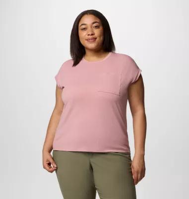 Columbia Womens Boundless Trek T-Shirt - Plus Size- Product Image