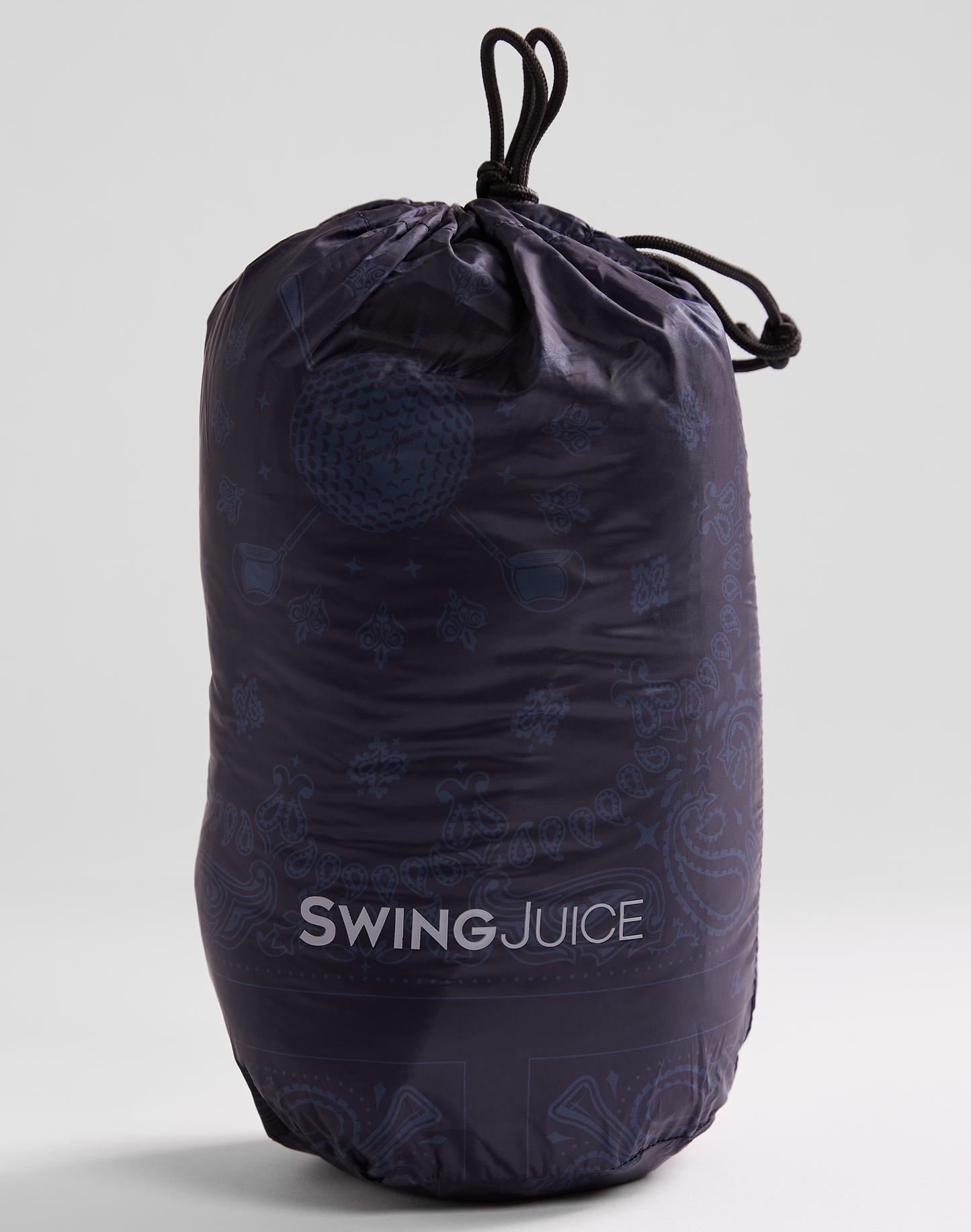 SwingJuice Golf Rhythmic Lines Men's Packable Puffer Vest Product Image