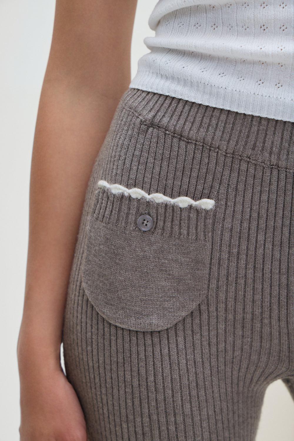 Camden Knit Pants - Rain Cloud Product Image