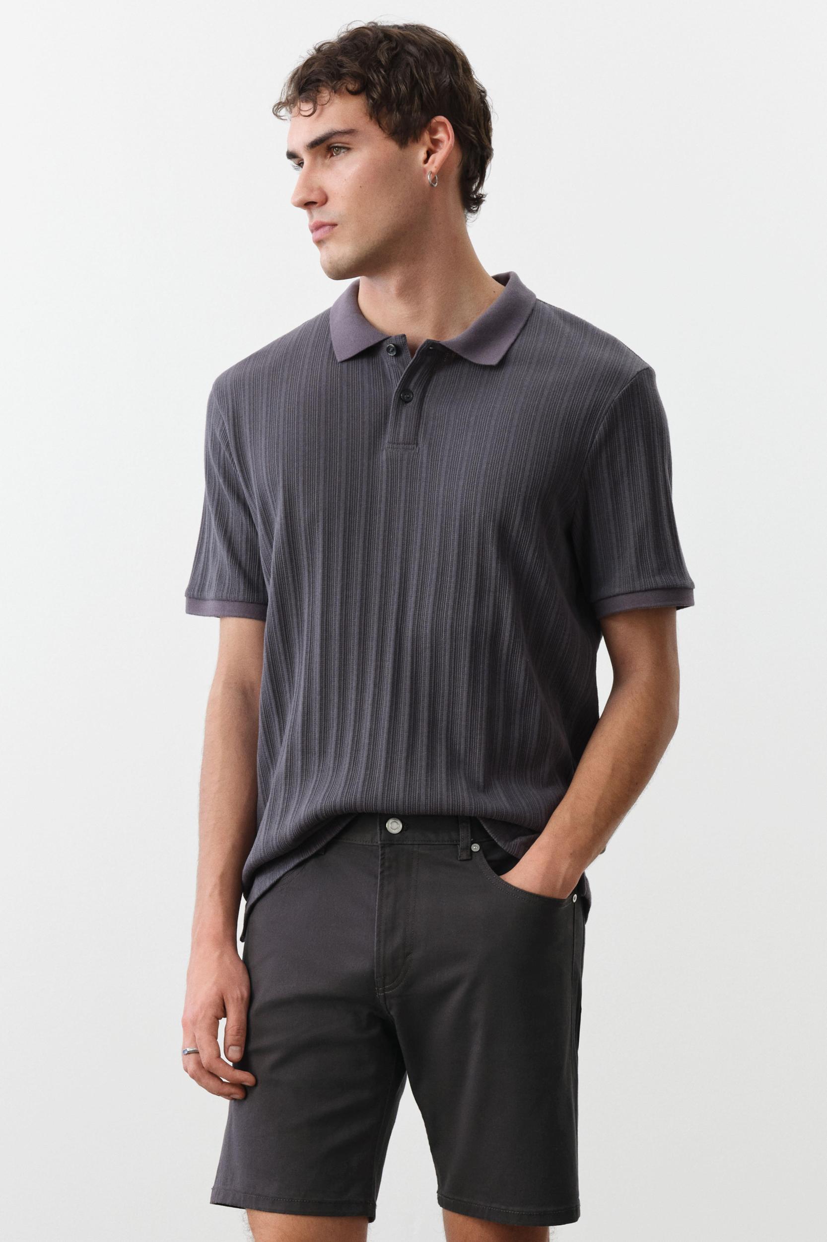 Regular-Fit Twill Shorts Product Image