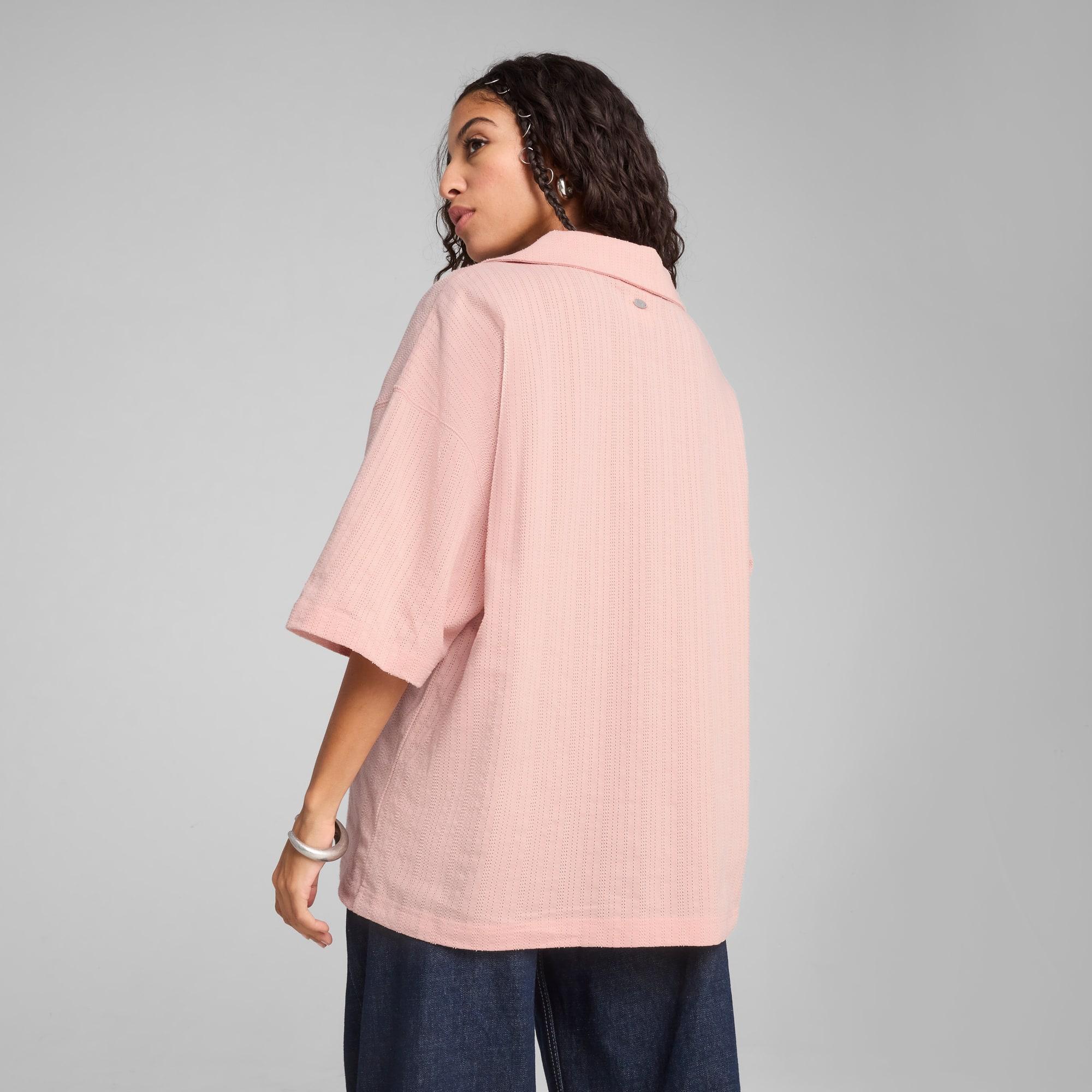 YONA Women's Oversized Polo Product Image