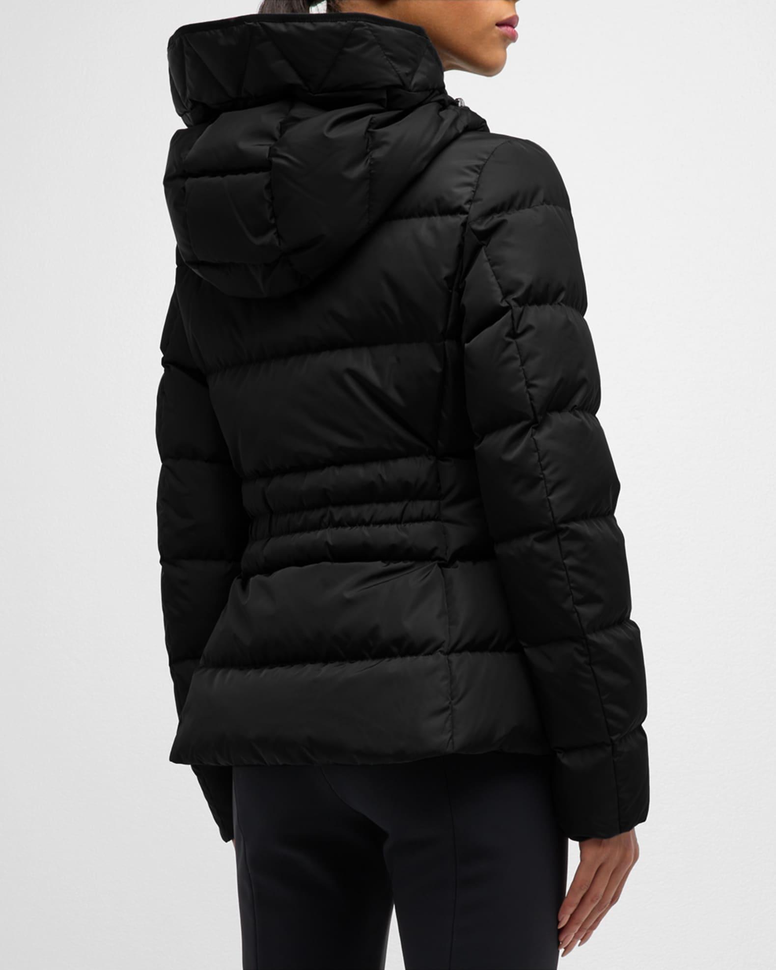 Avoce Hooded Puffer Jacket with Elastic Belt Product Image