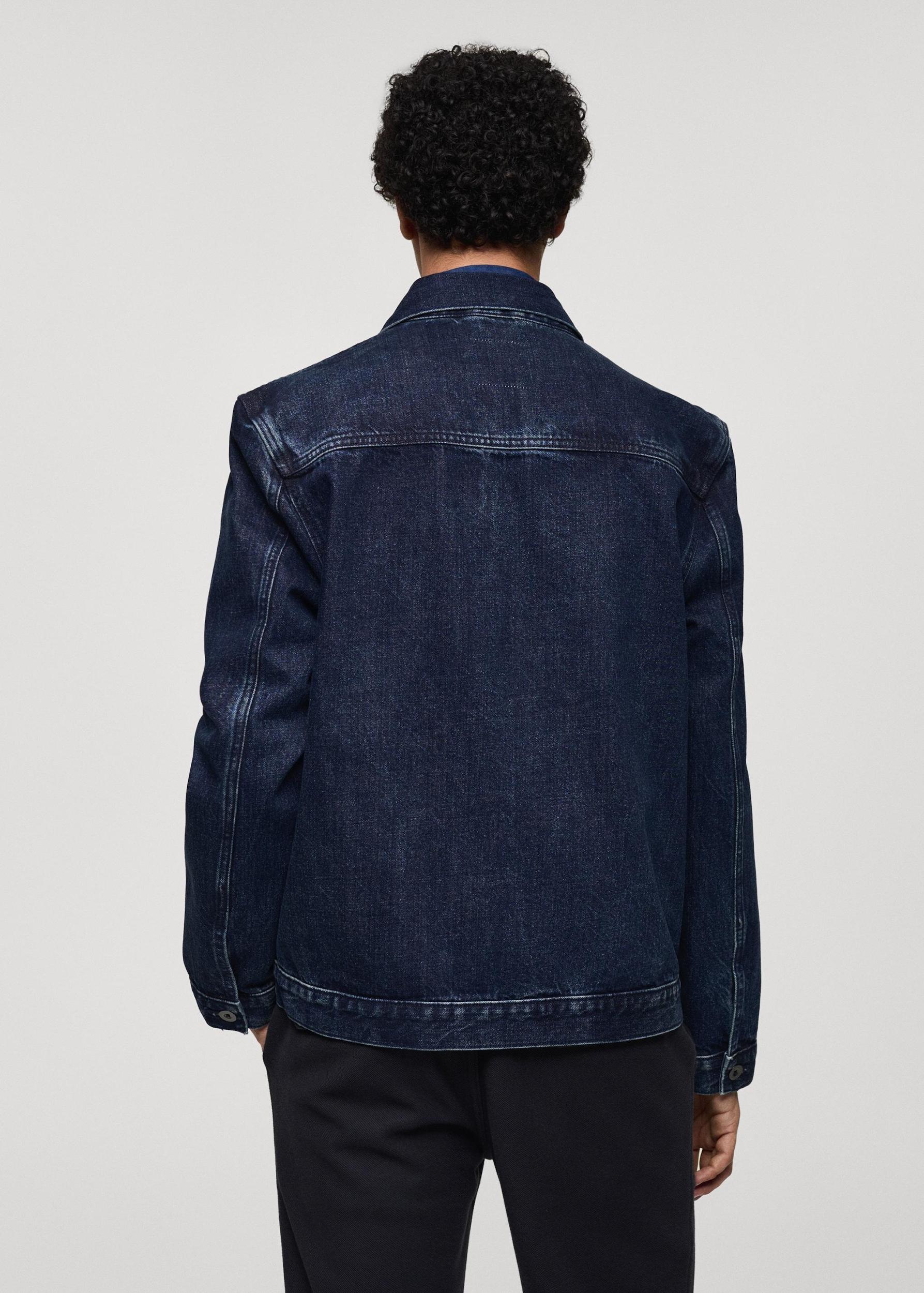 Pocketed denim jacket - Men | MANGO USA Product Image