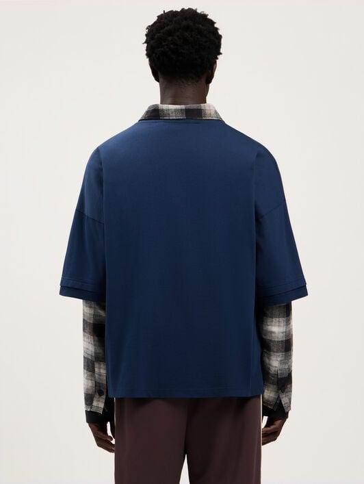 Curved Logo Loose Double T-Shirt Product Image
