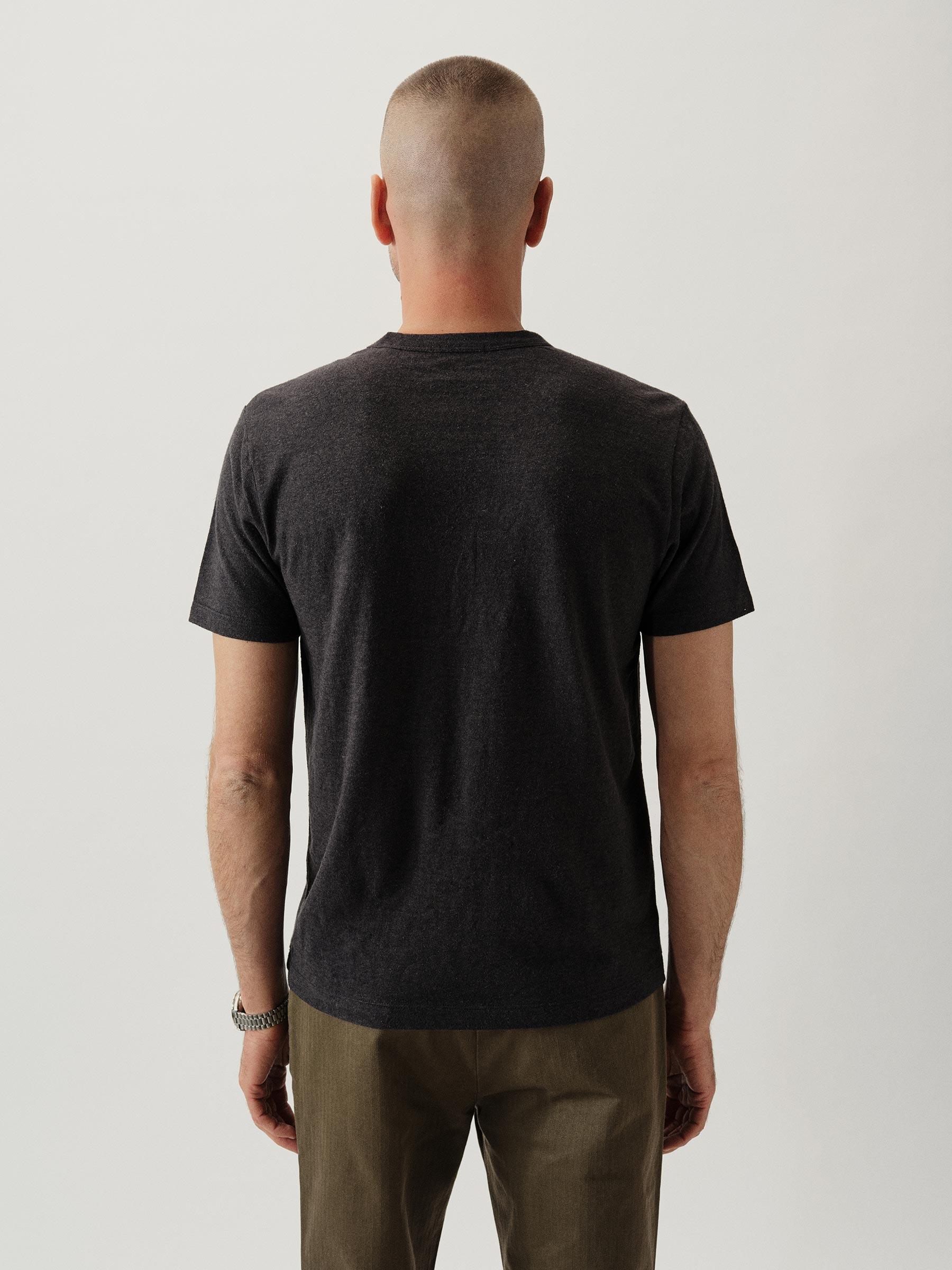 Faded Black Yuma Hemp Cotton Classic Tee Product Image