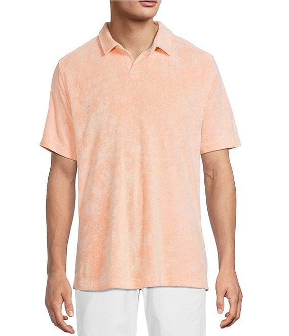 Tommy Bahama Poolside Sun Fade Short Sleeve Terry Polo Shirt Product Image