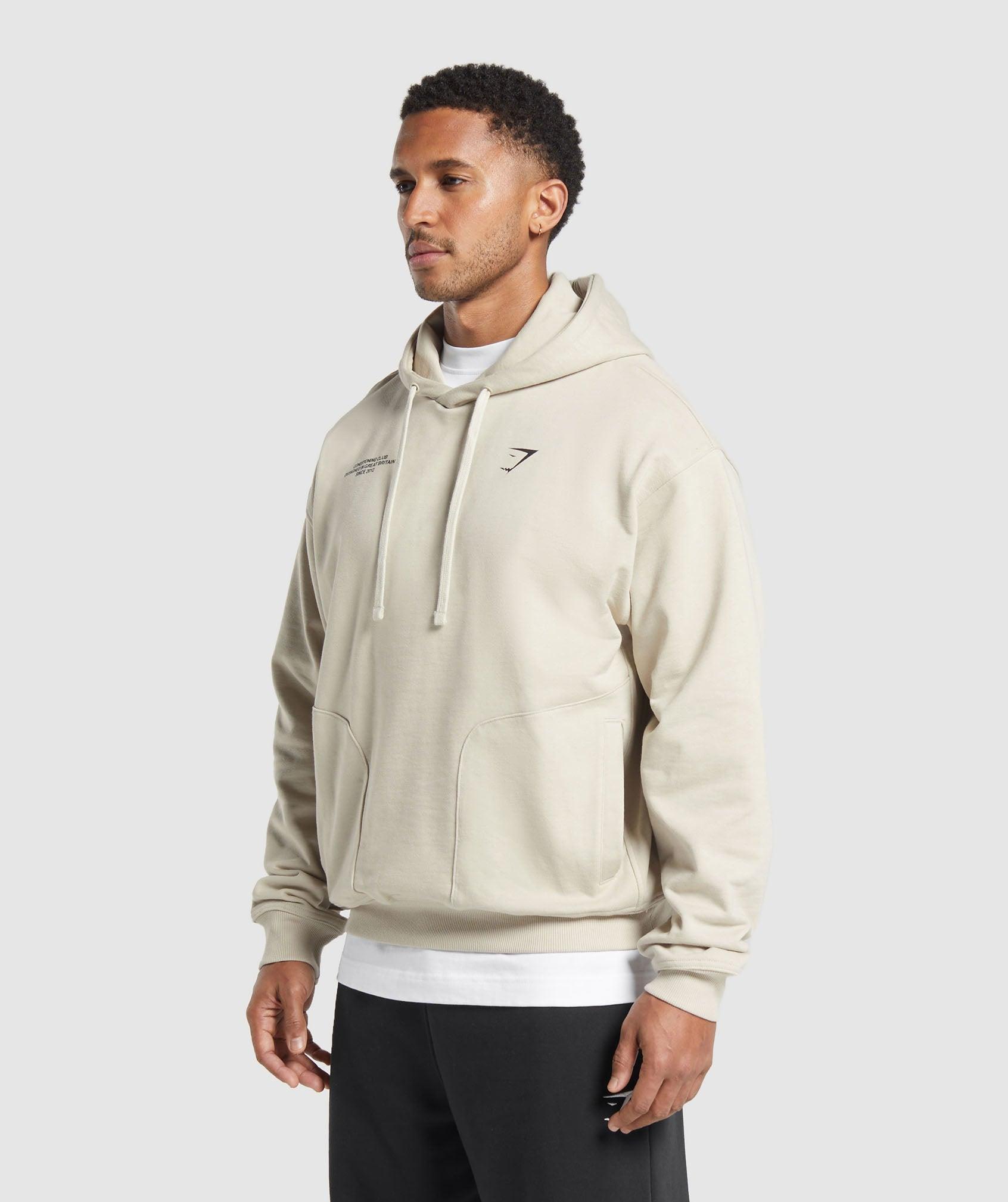 Gymshark Conditioning Club Hoodie - Pebble Grey Male Product Image