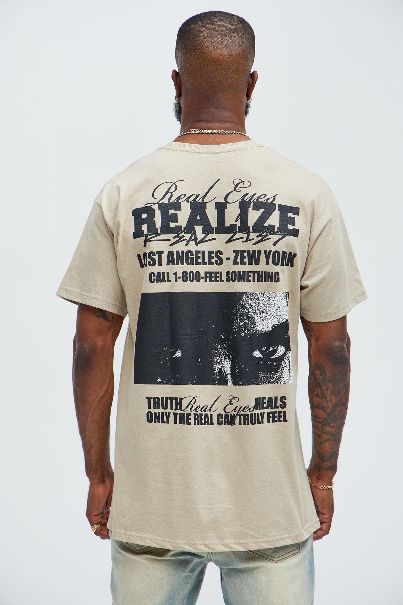 Realize Real Eyes Short Sleeve Tee - Sand Product Image