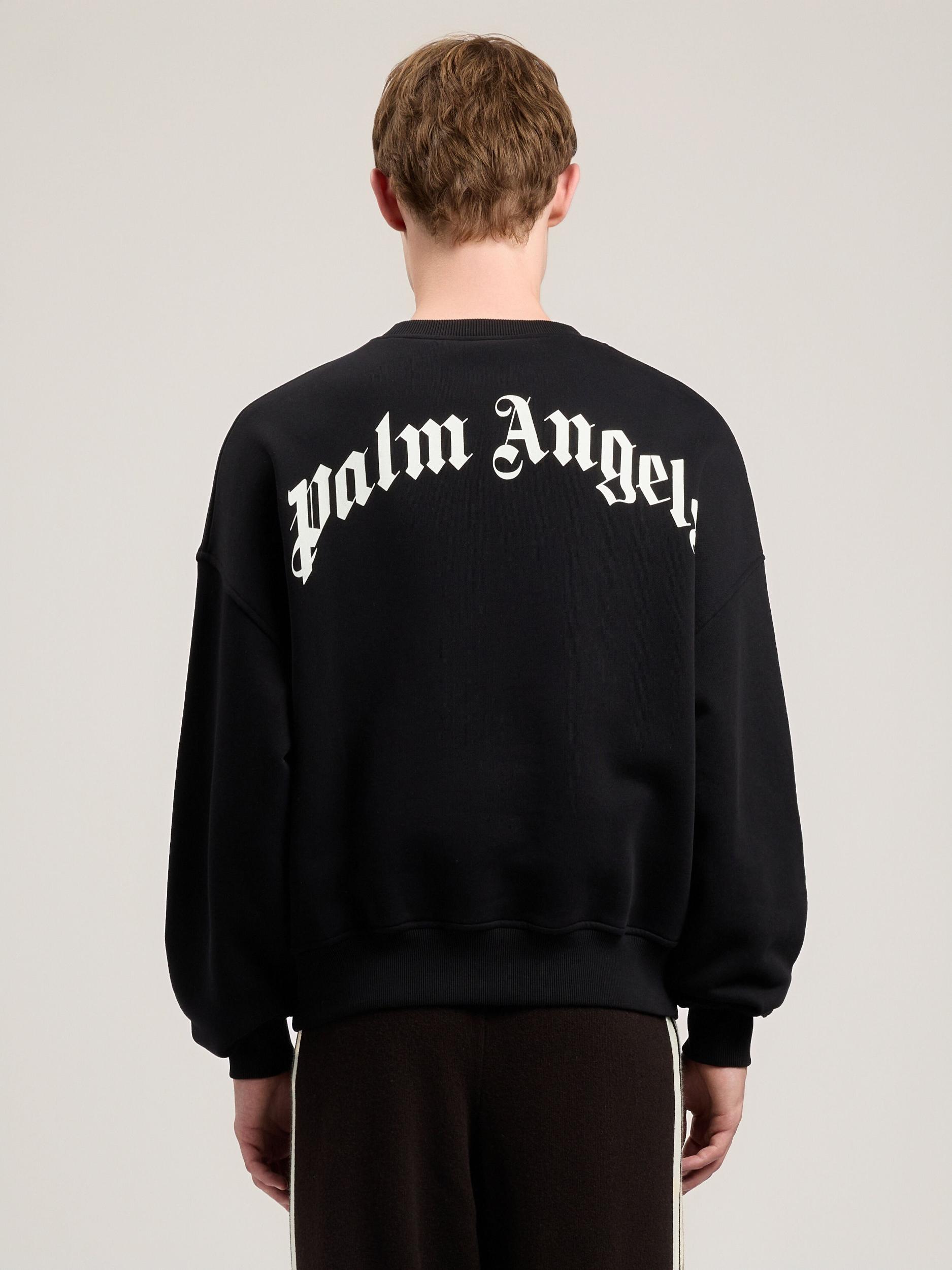 Back Curved Logo Loose Sweatshirt Product Image
