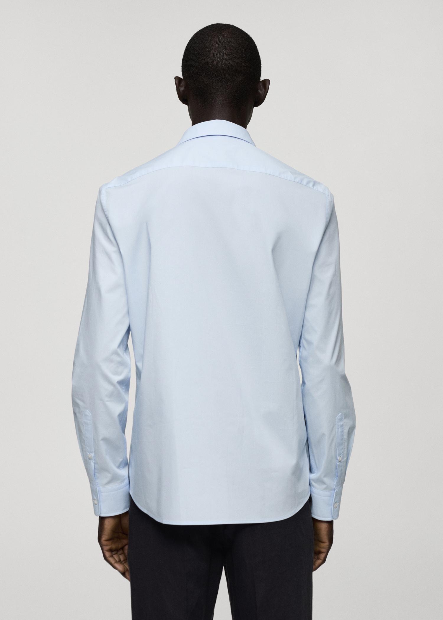 Regular-fit 100% cotton shirt - Men | MANGO USA Product Image