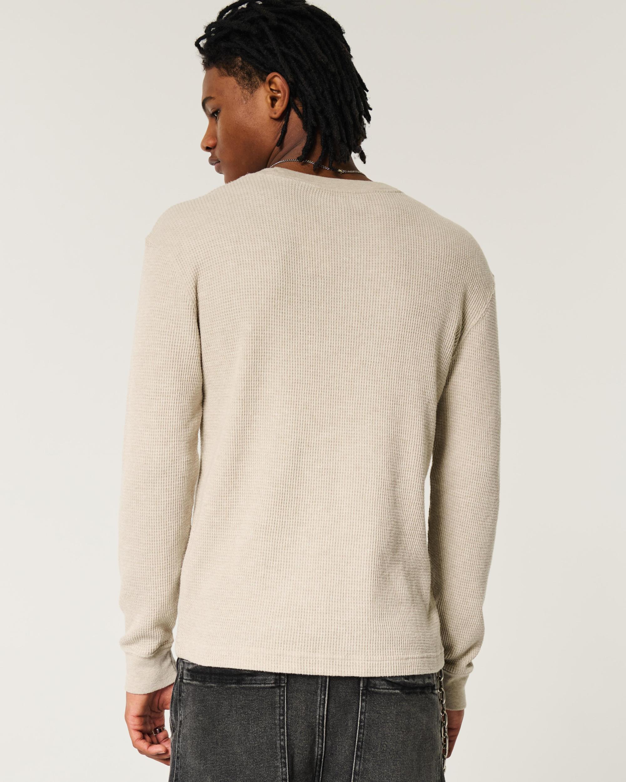 Long-Sleeve Thermal Crew T-Shirt Product Image