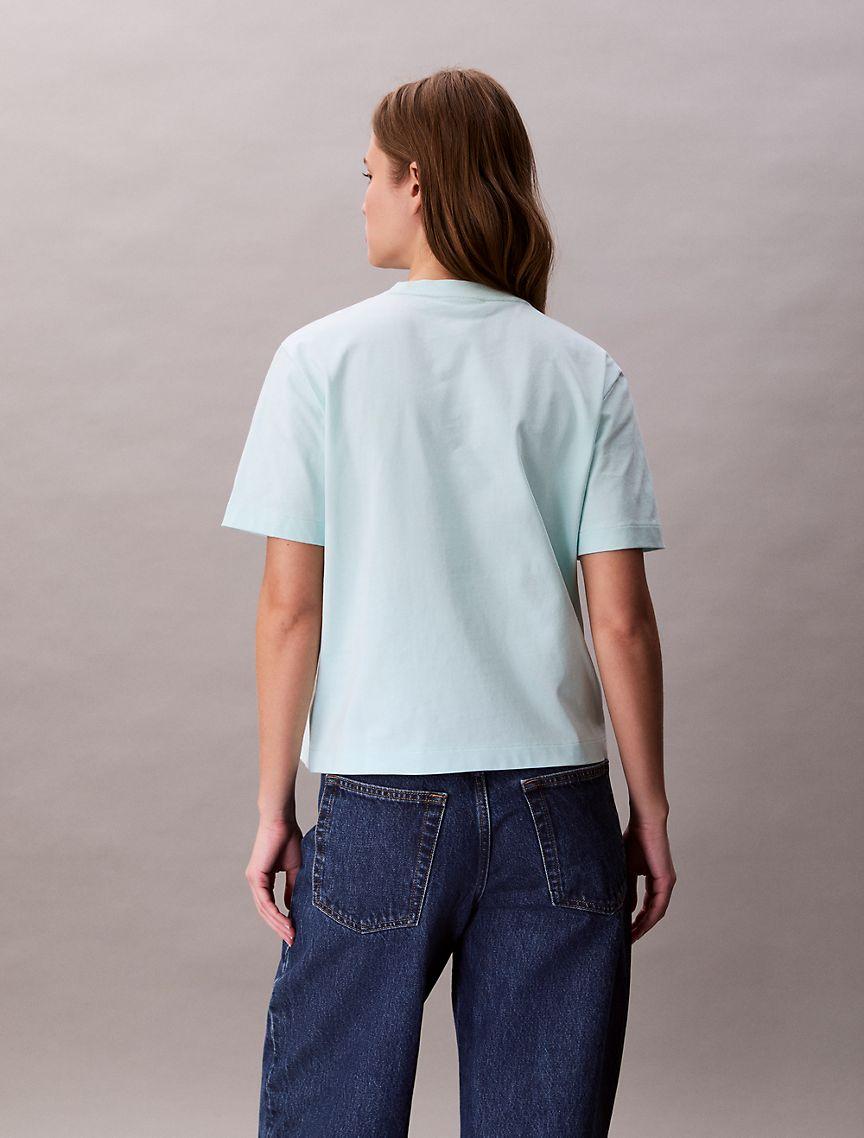 Standard Logo Boxy Fit Crewneck T-Shirt Product Image