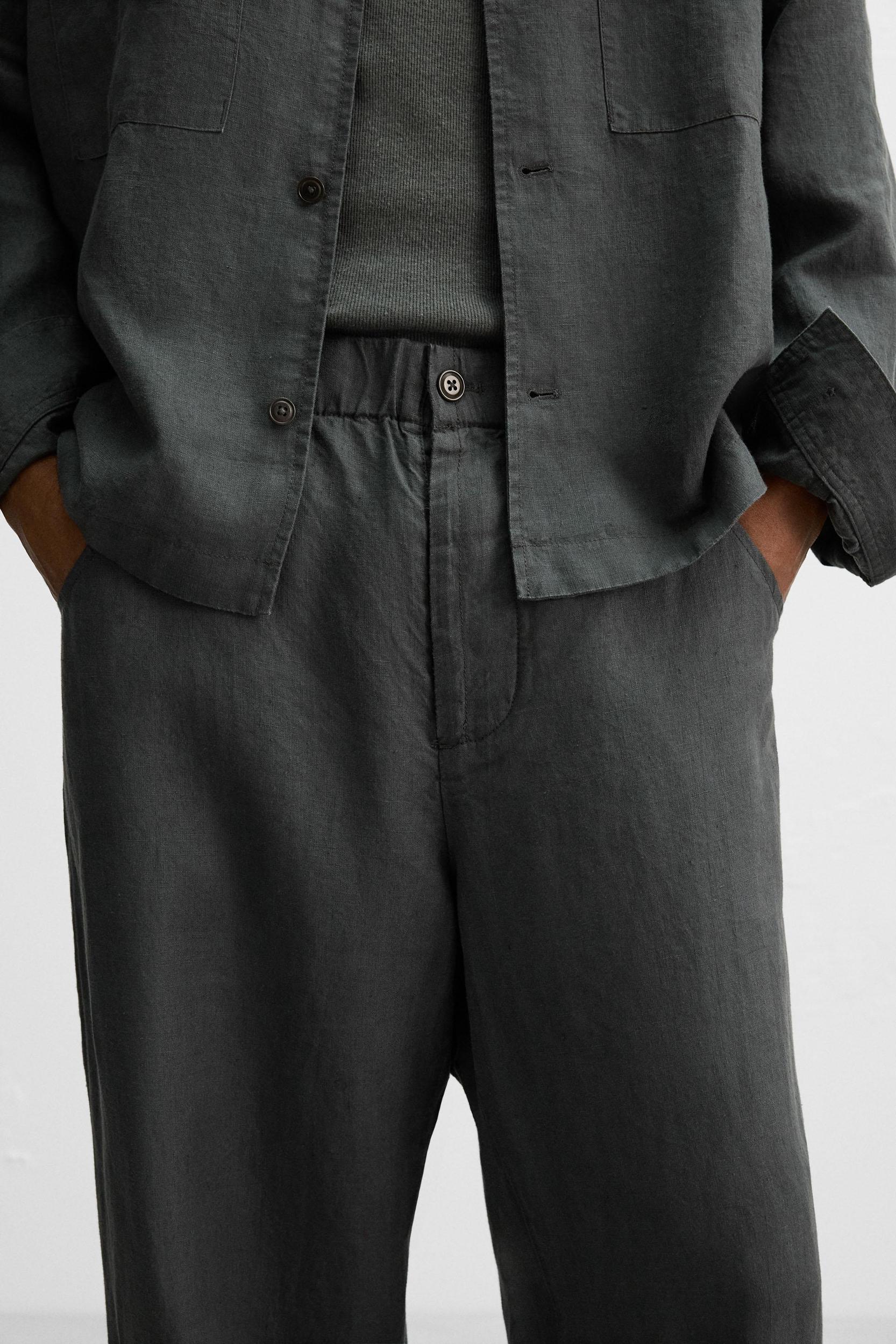 RELAXED FIT 100% HEMP PANTS Product Image