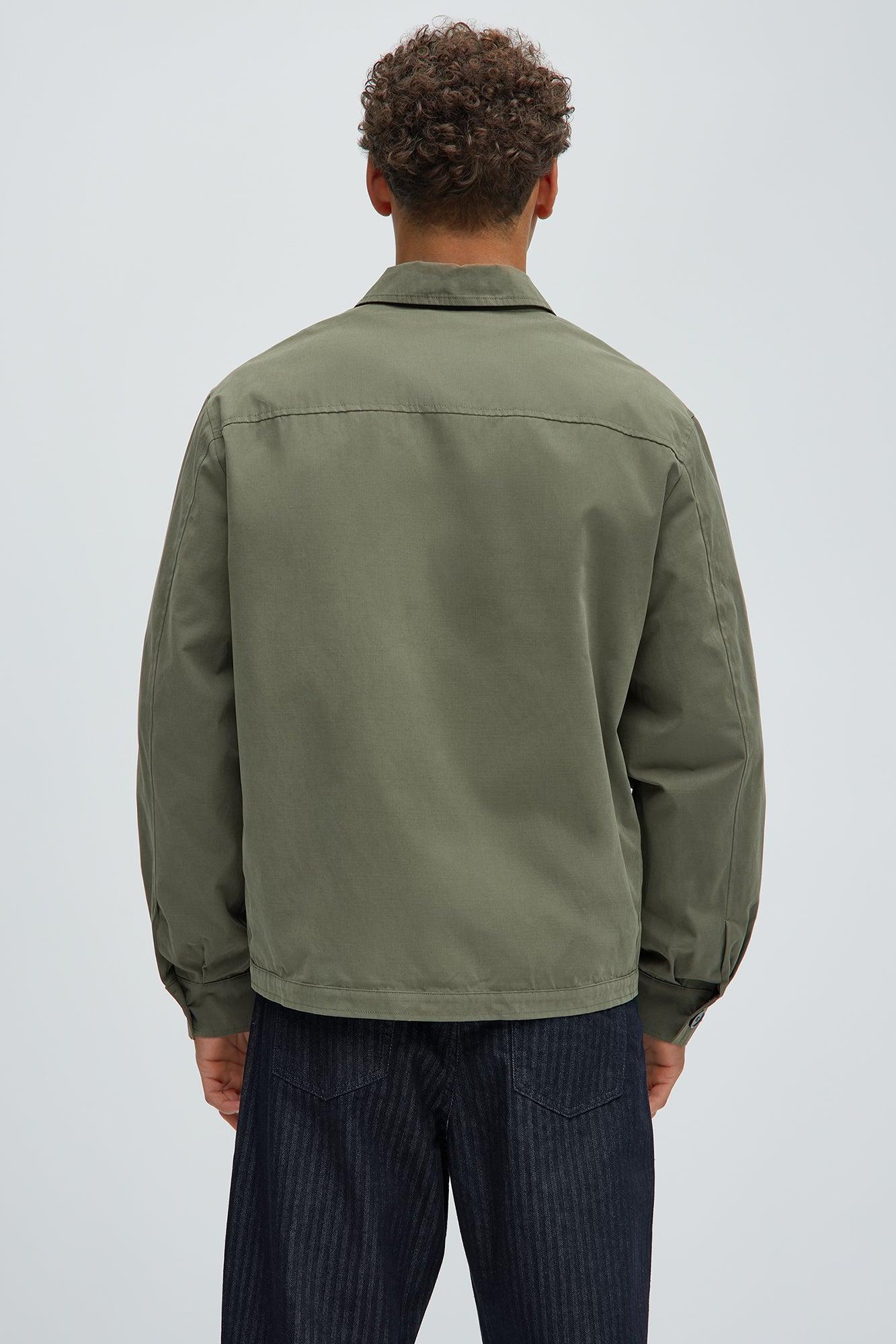 Don't Start Work Jacket - Olive Product Image
