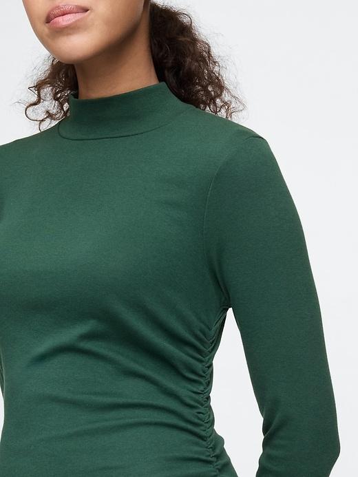 Modern Rib Mockneck Mini Dress Product Image