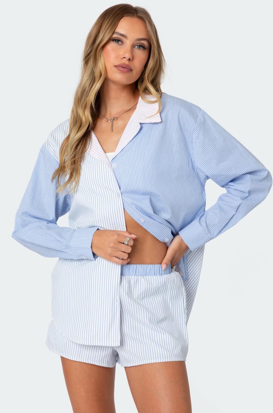 Oaklie Mix Striped Boxer Shorts Product Image