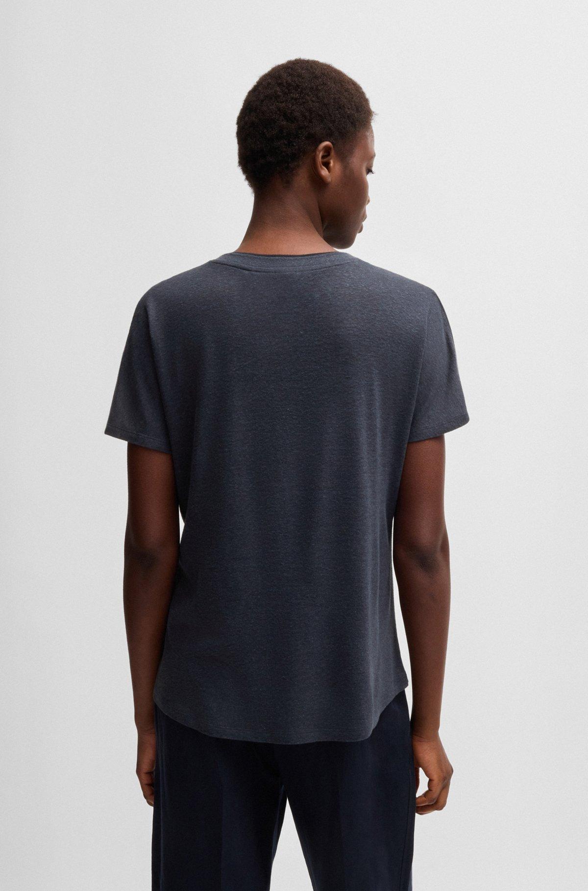 V-neck T-shirt with Double B monogram Product Image