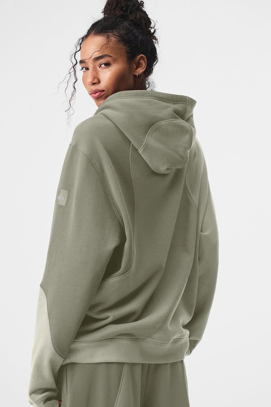ALO | Make Waves Hoodie Green, Size: 3XL WOMEN/2XL MEN Product Image