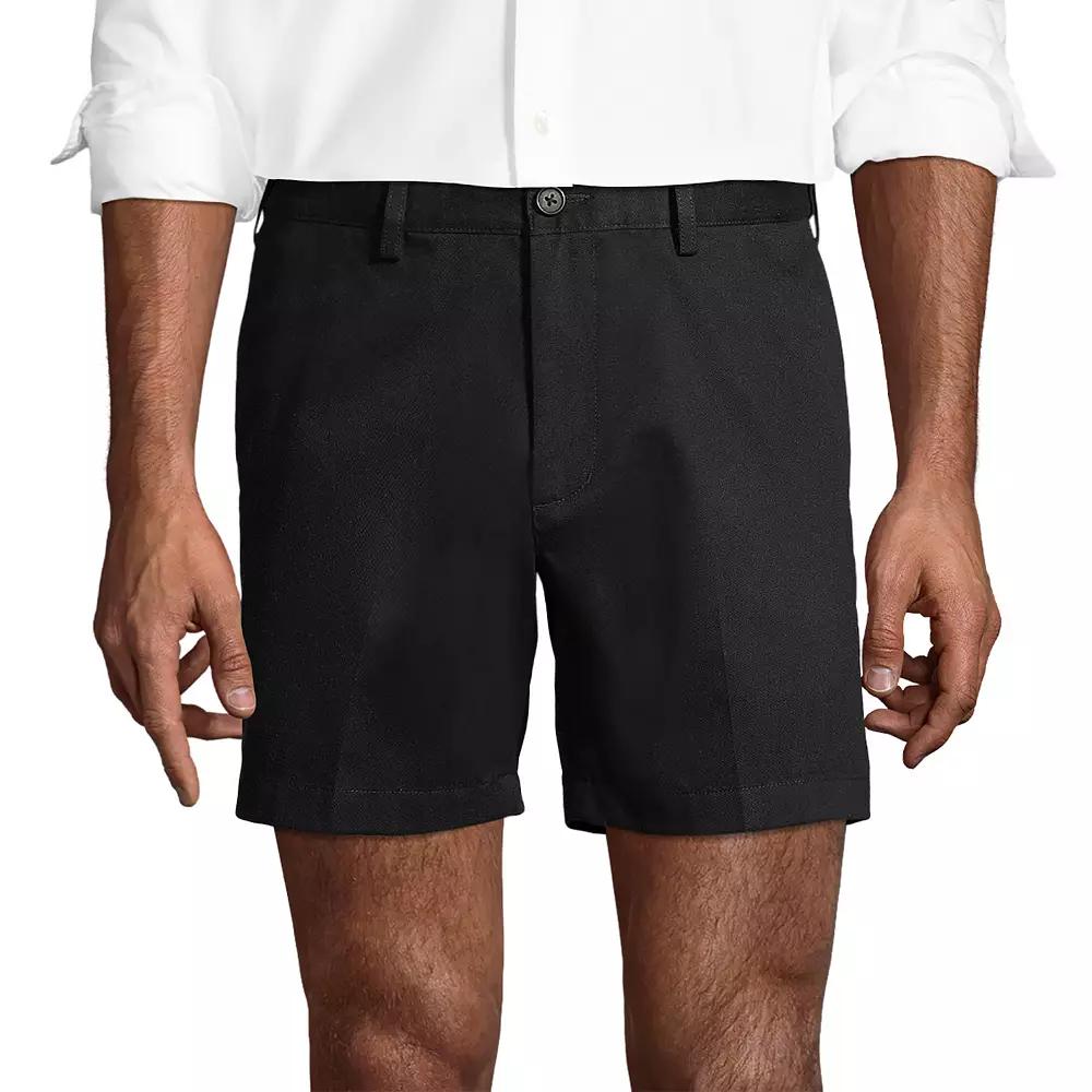 Men's Lands' End Comfort Waist 6-inch No-Iron Chino Shorts,  Product Image