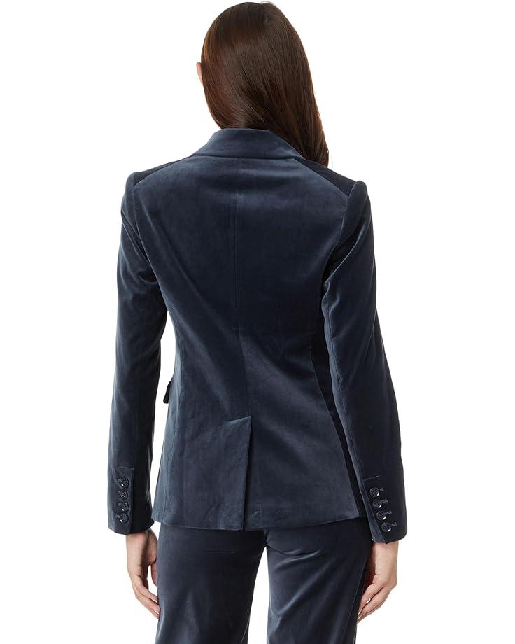 Fitted Blazer Plaid Knit Product Image