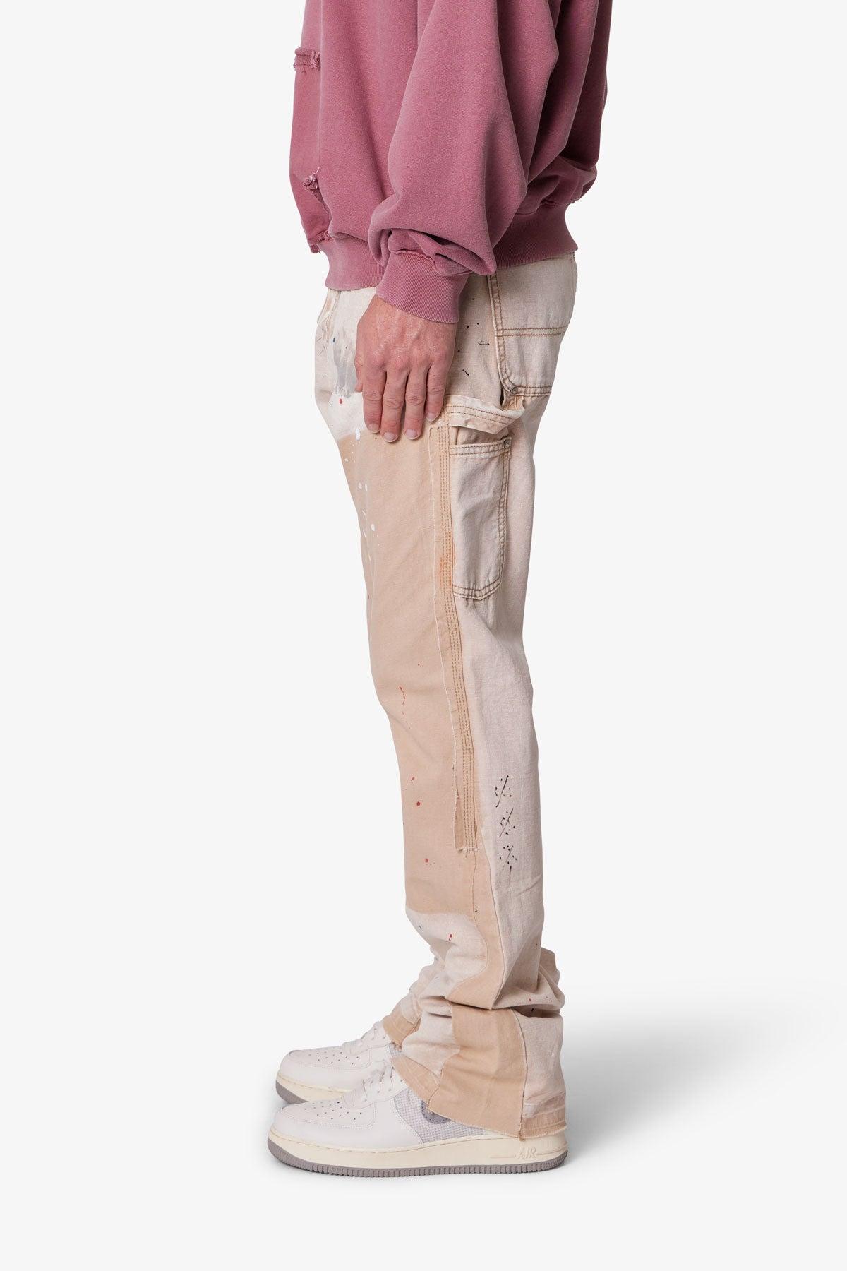 B243 Flare Denim - Khaki Product Image