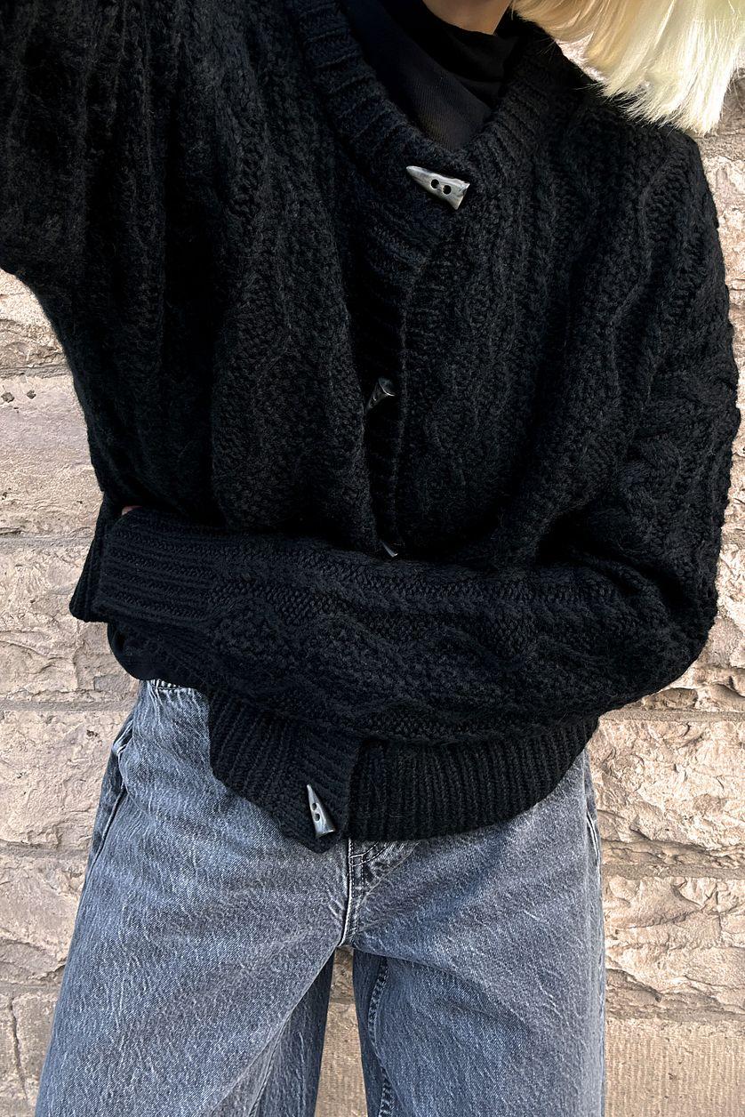 Knitted Cable Cardigan Product Image