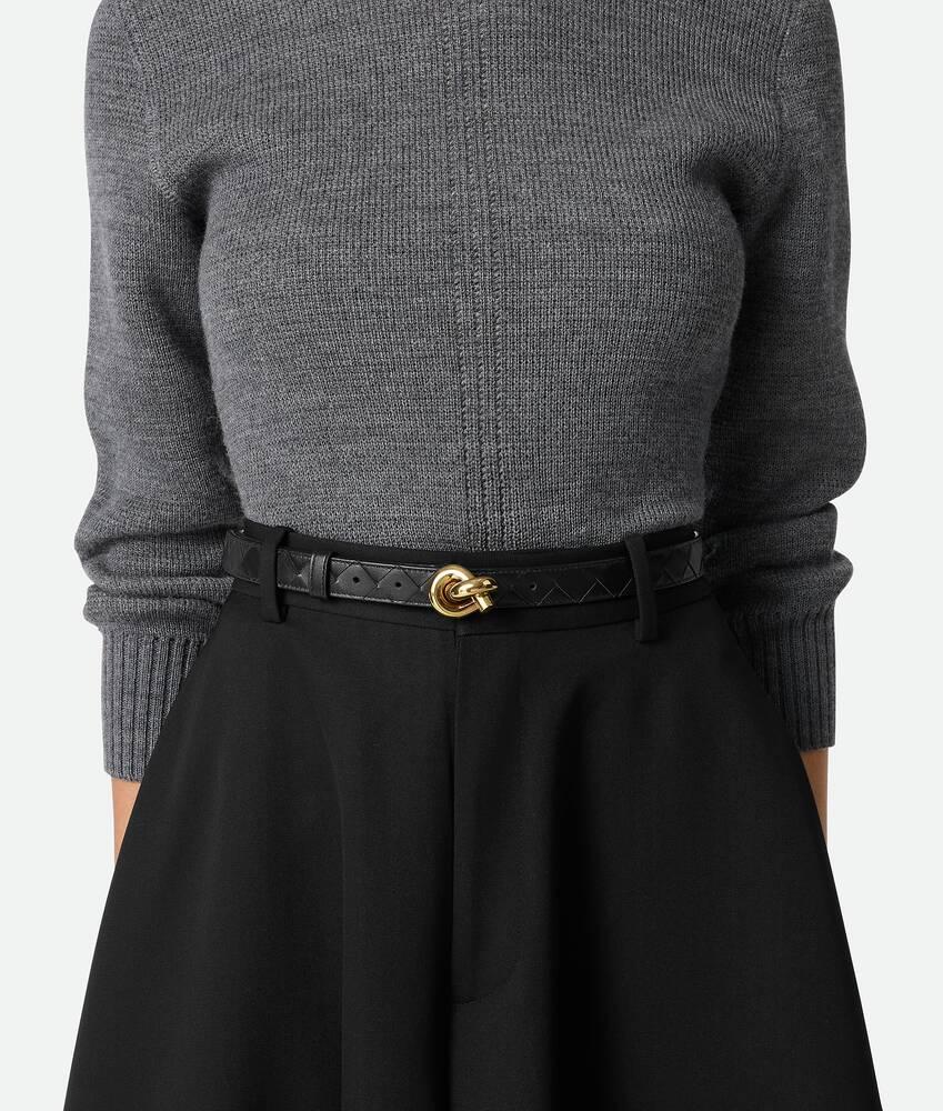 Women's Knot Belt in Black Product Image