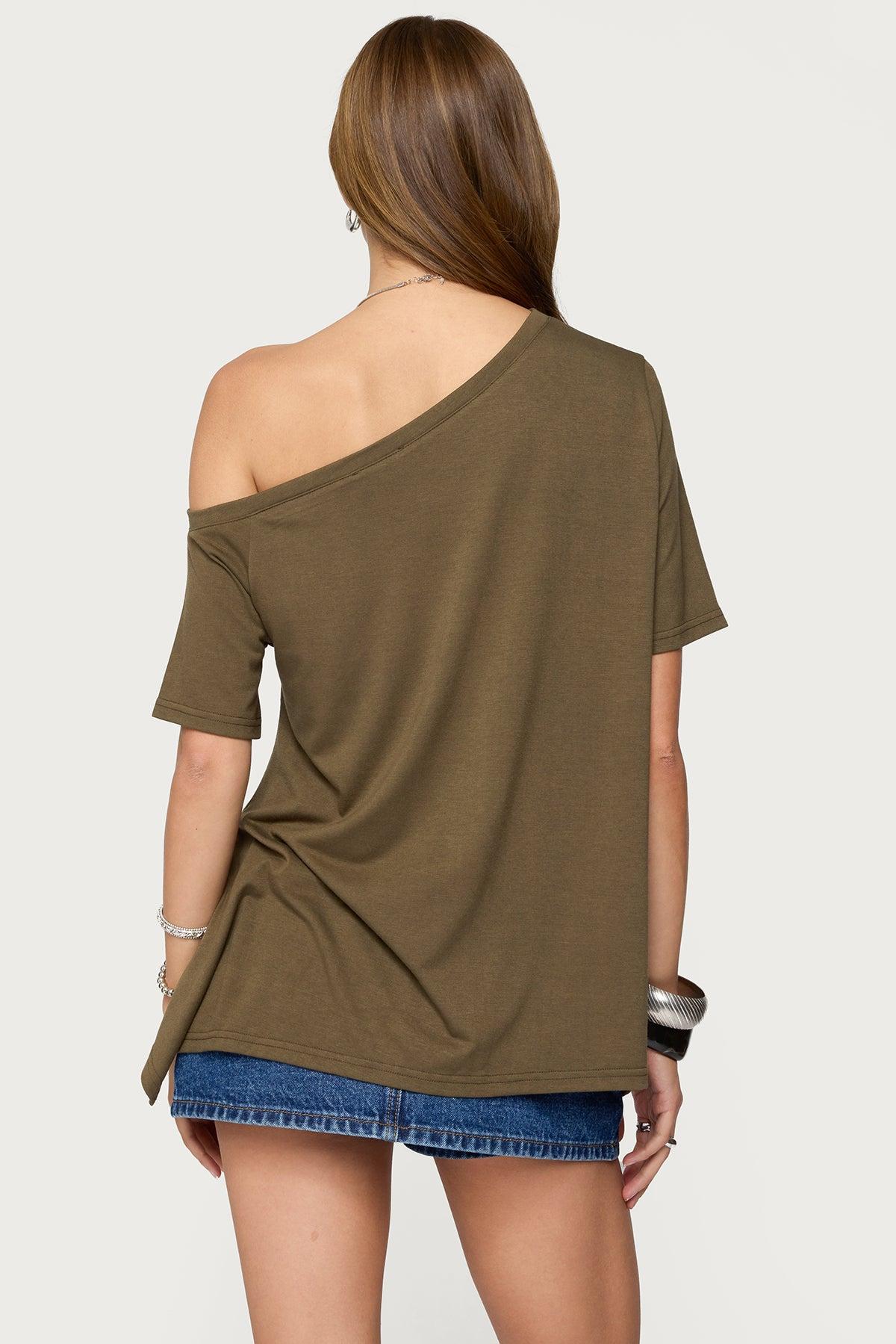 Josy Off Shoulder Handkerchief Top Product Image