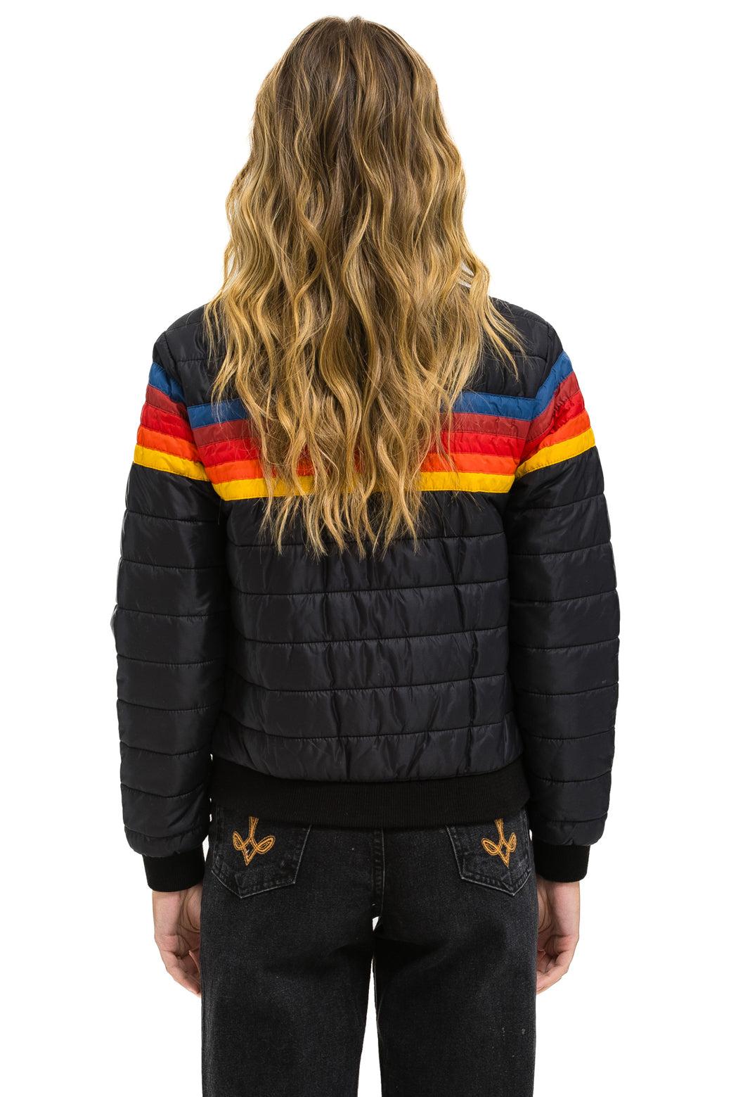 5 STRIPE JACKET -  BLACK Female Product Image