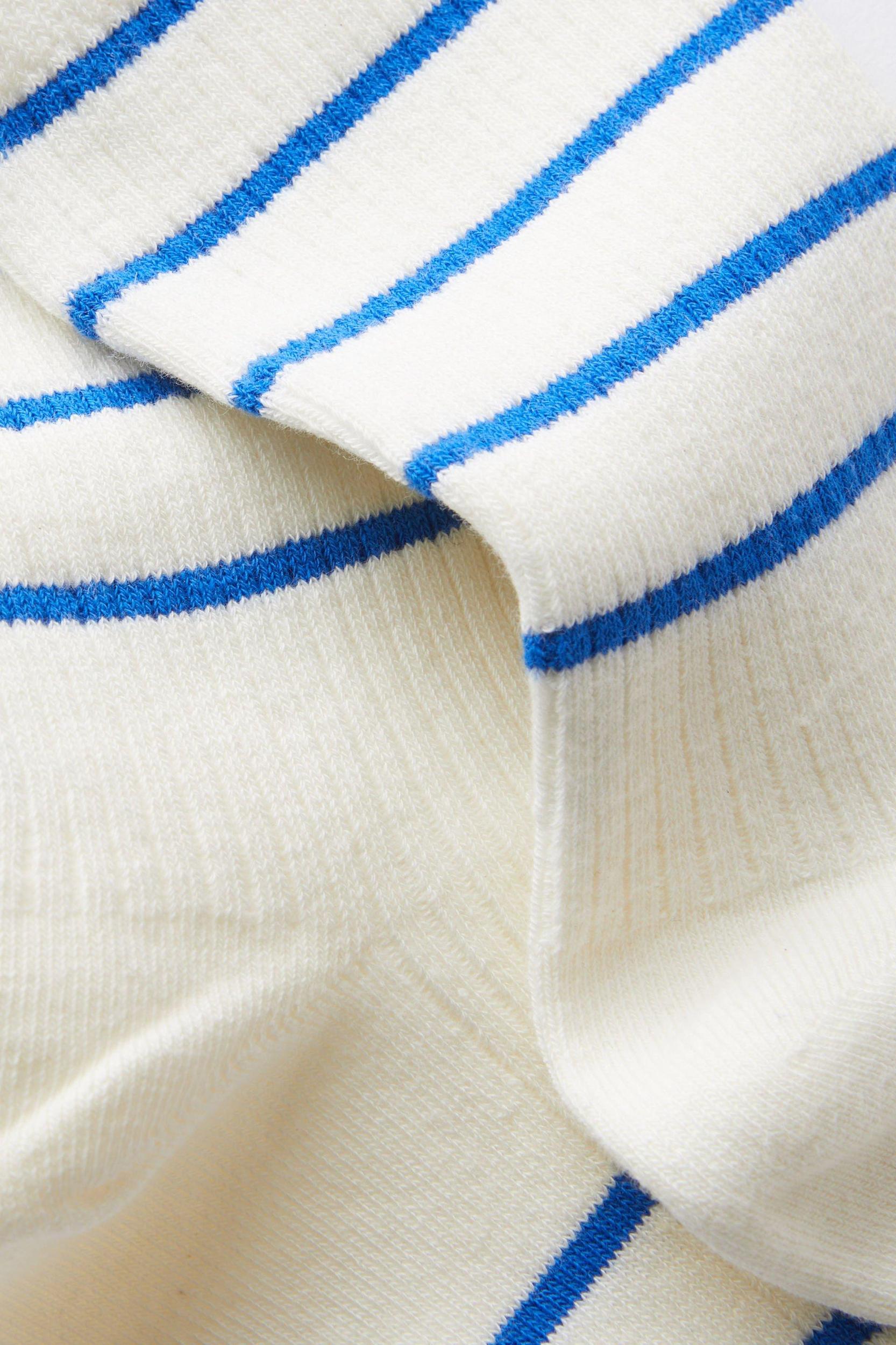 Stripe Ribbed Crew Sock Product Image