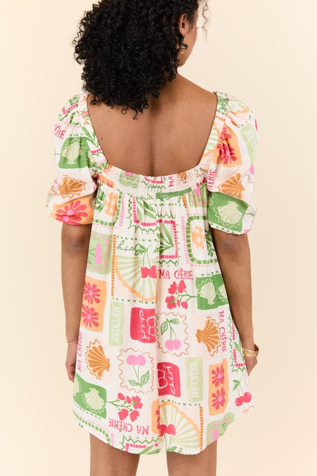 Cherryfic Day Flower Print Mini Dress FINAL SALE Product Image