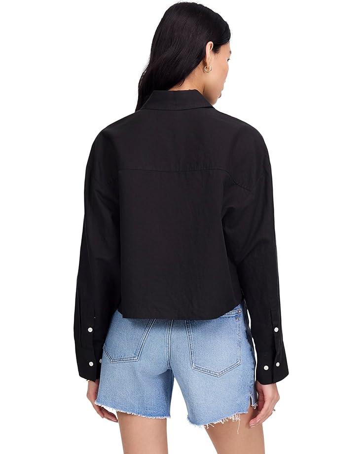 Premium Washable Linen Shirt Tunic Stripe Product Image