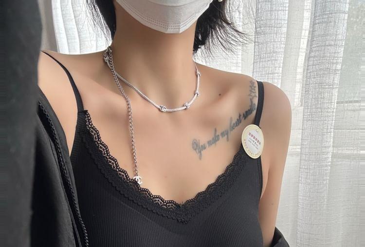 Plain Lace Trim Wireless Bra Product Image