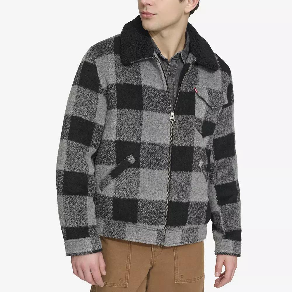 Men's Levi's® Wool Blended Depot Jacket with Sherpa Collar,  Product Image