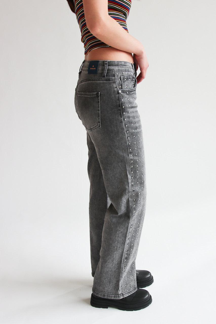 Nailhead Studded Jeans Product Image