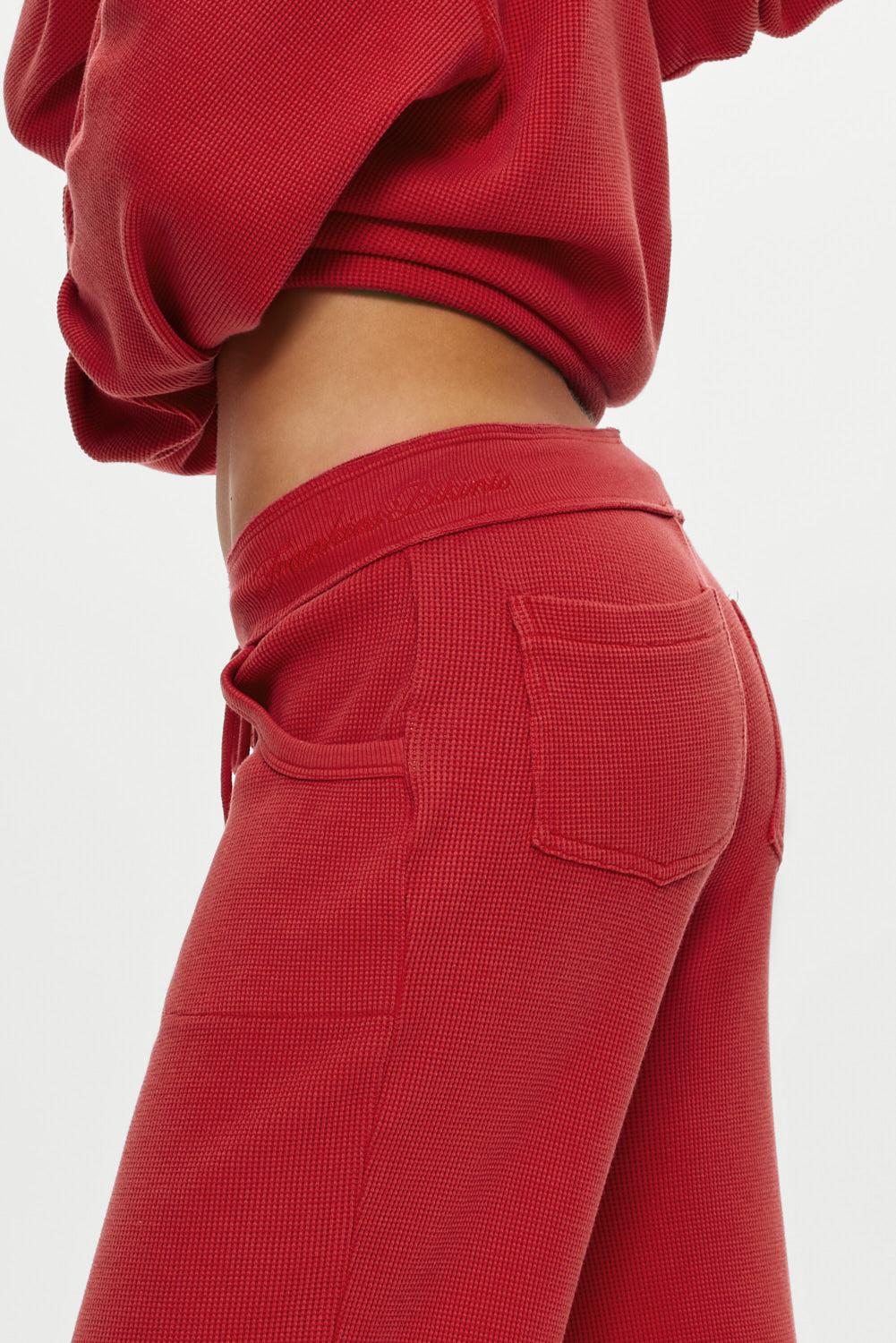 Plus Size Plain Button Detail Straight Leg Pants Women DarkBrown Office Straight Leg High Rise Office Pants BloomChic 10/M Product Image