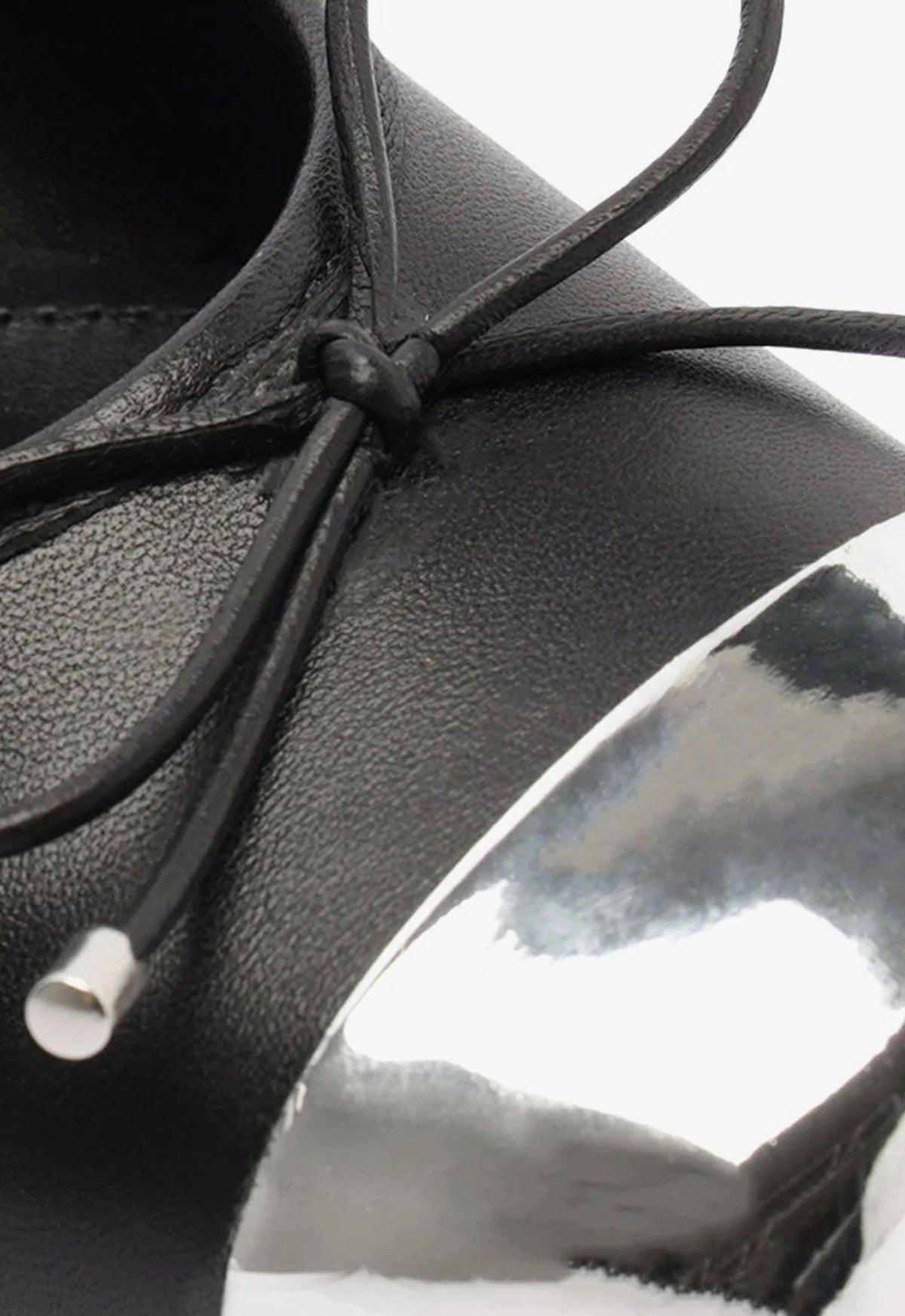 Sae Cap Toe Leather Flat Female Product Image