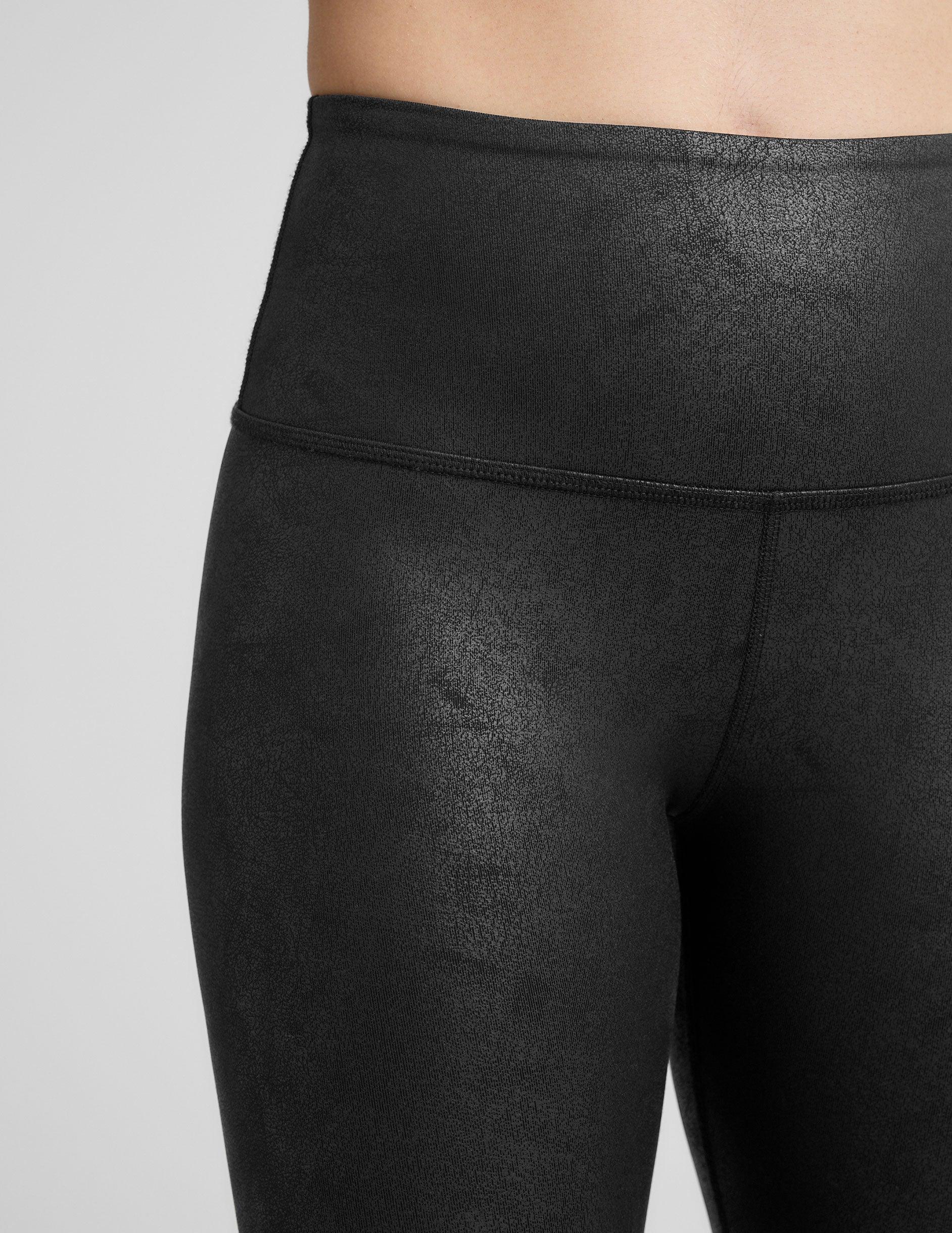 Leatherette High Waisted Midi Legging Product Image