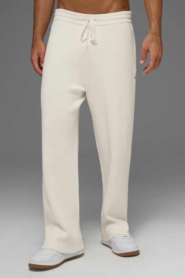 Scholar Straight Leg Sweatpant - Ivory Product Image