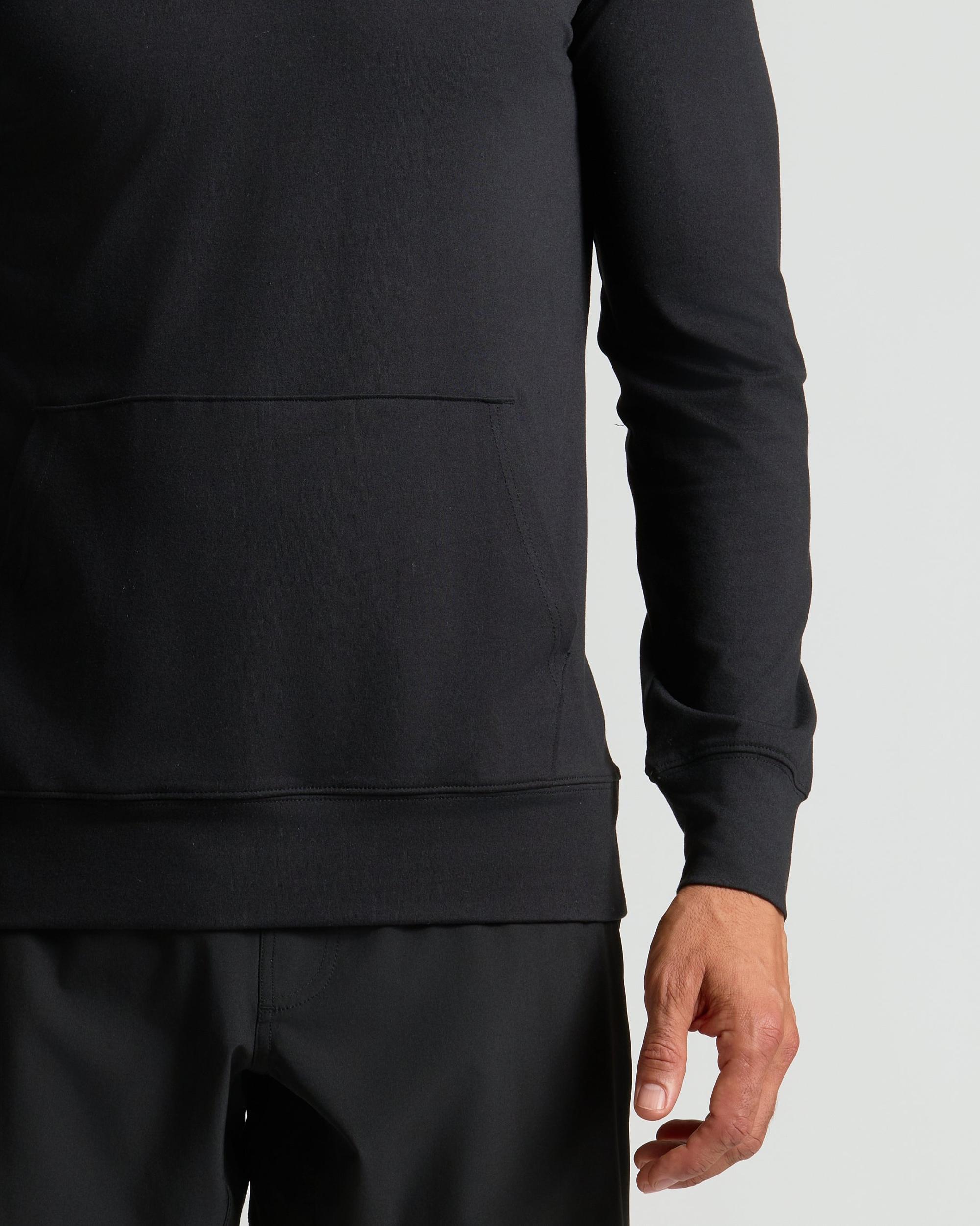 Black Active Comfort Pullover Hoodie Product Image