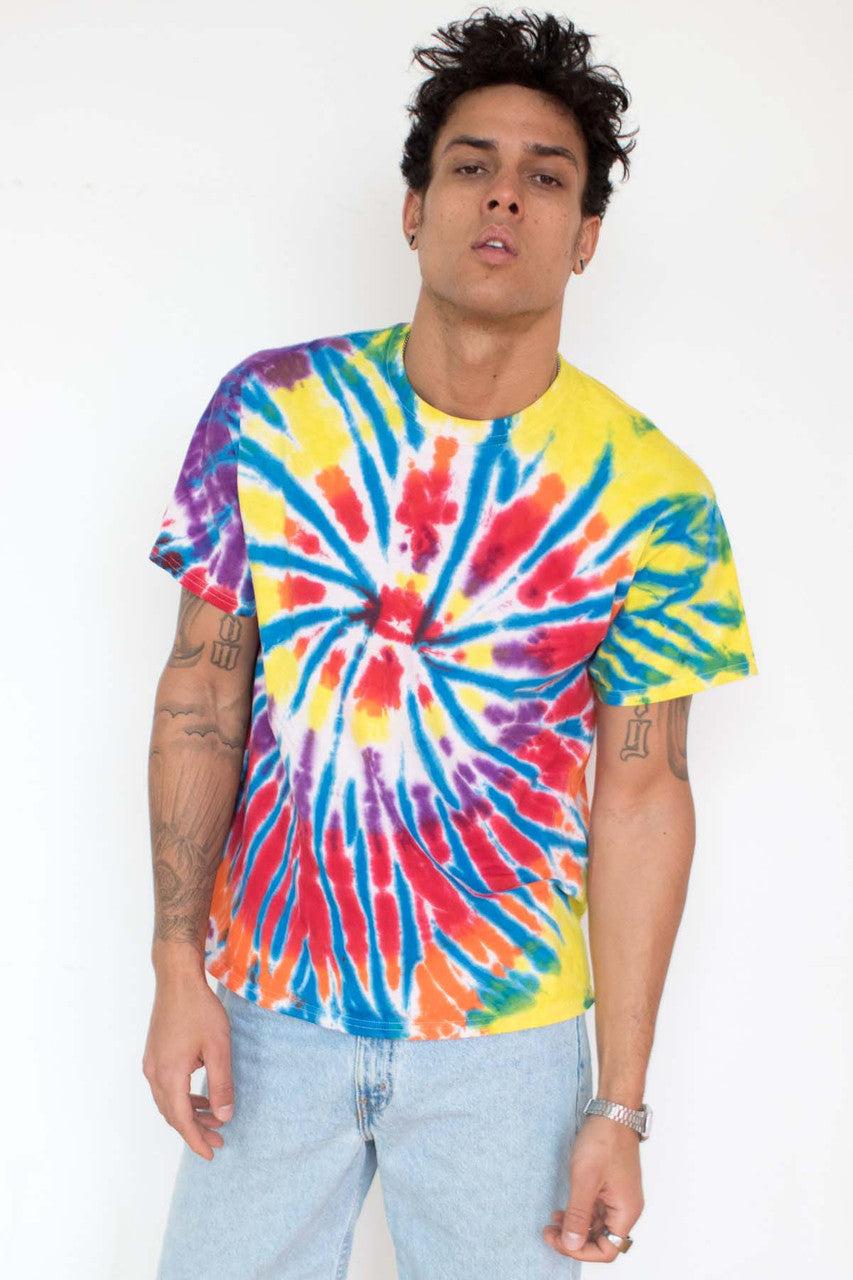 Multicolor Burst Tie Dye Shirt Product Image