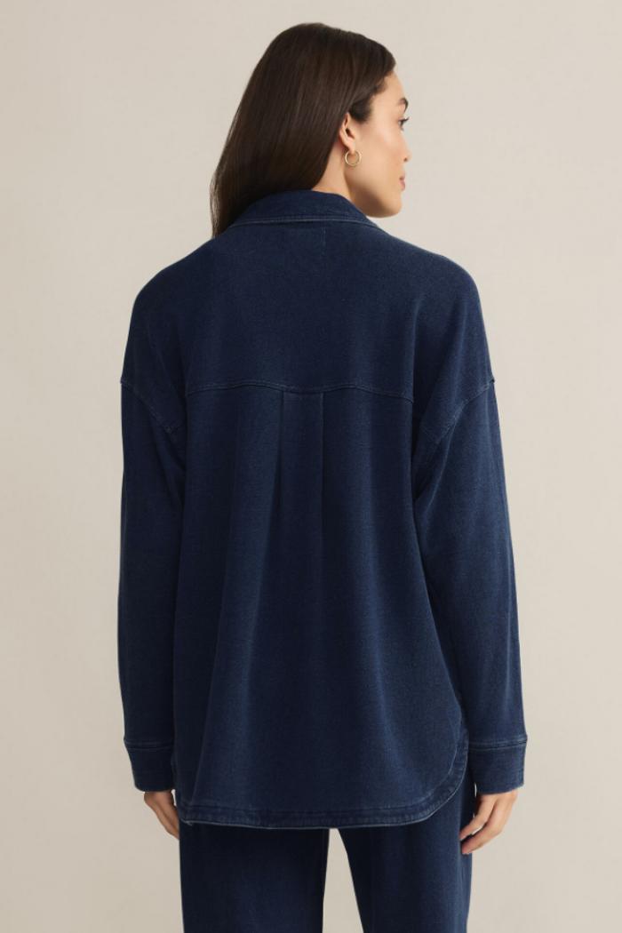 All Day Knit Denim Jacket Product Image