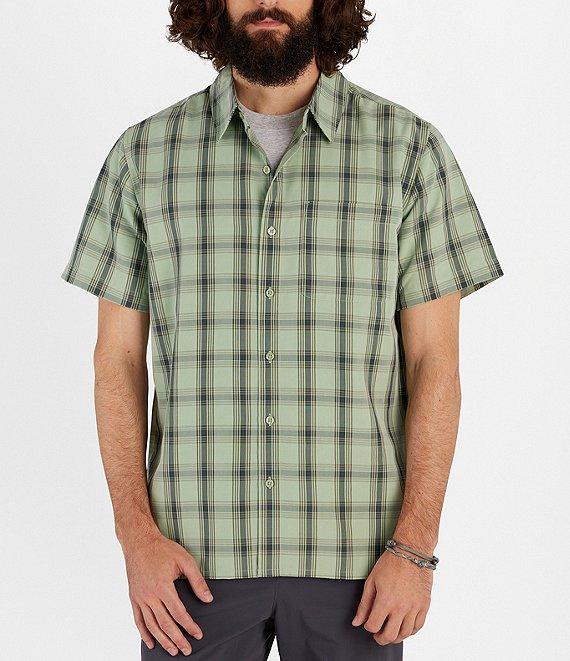Marmot Eldridge Plaid Check Short Sleeve Woven Shirt Product Image
