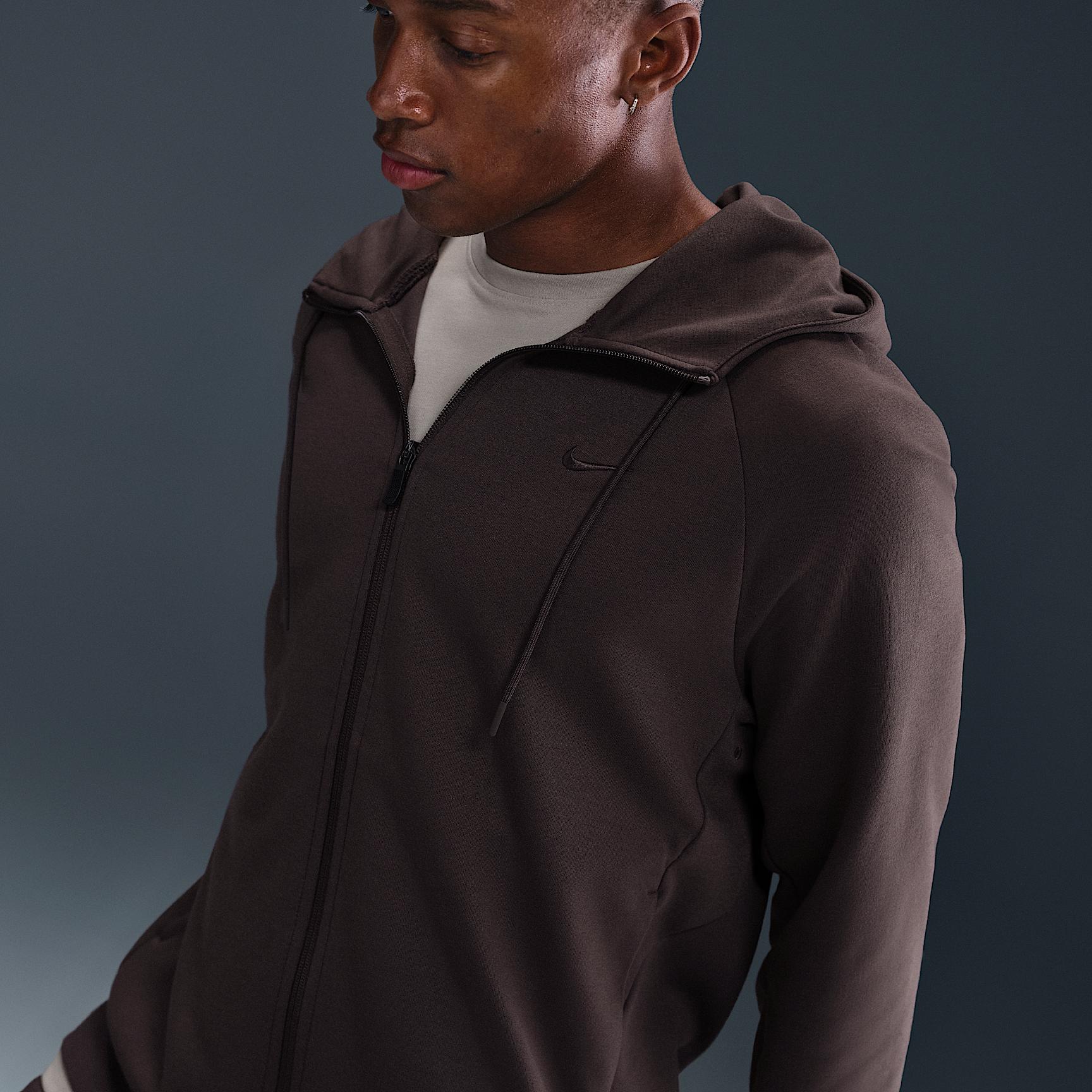 Nike Mens Primary Fleece Dri-FIT UV Full-Zip Performance Hoodie | FZ0967-237 Product Image