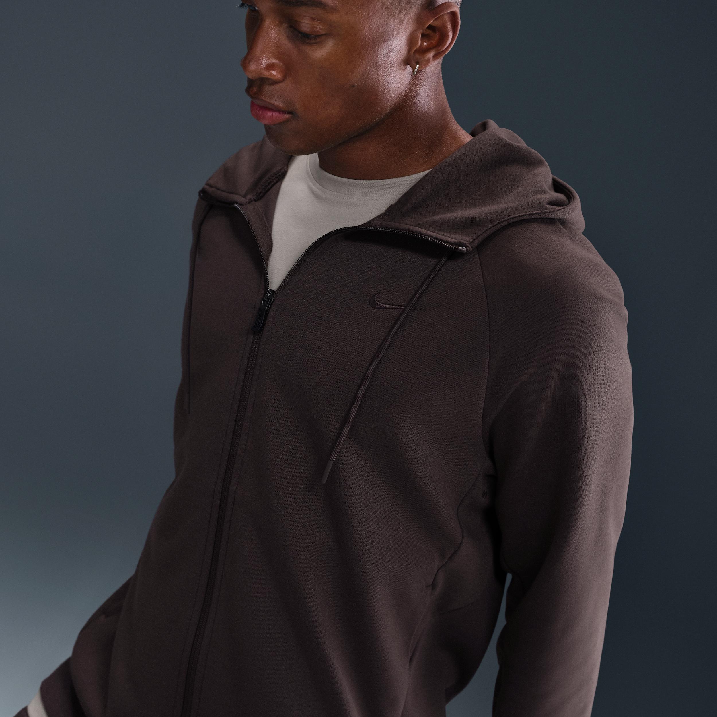 Nike Mens Primary Fleece Dri-FIT UV Full-Zip Performance Hoodie | FZ0967-237 Product Image