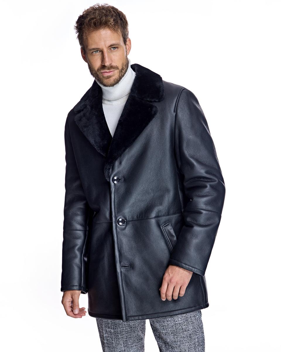 Men's Nappa Shearling Lamb Jacket Product Image