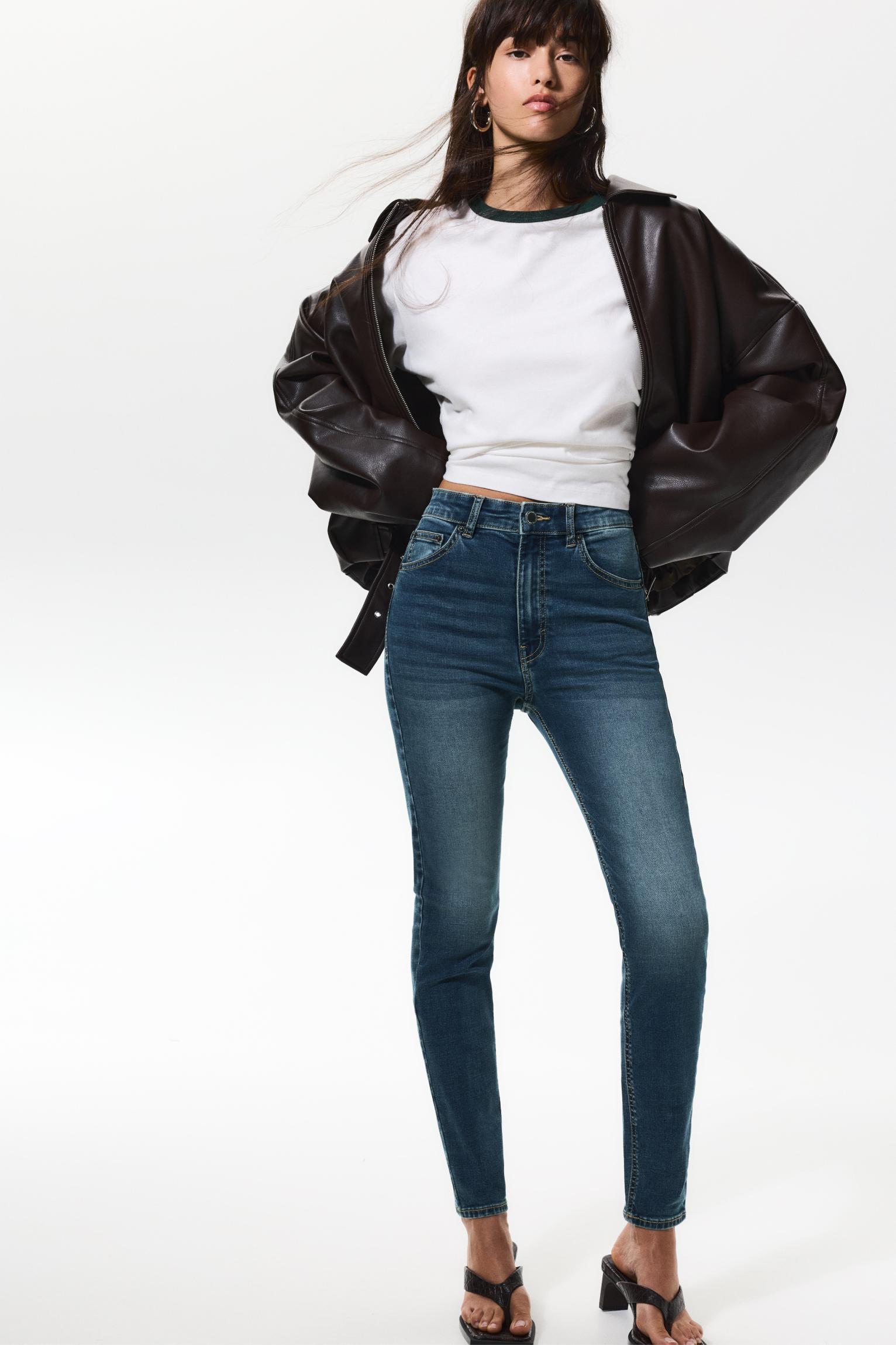 High-rise skinny jeans Product Image