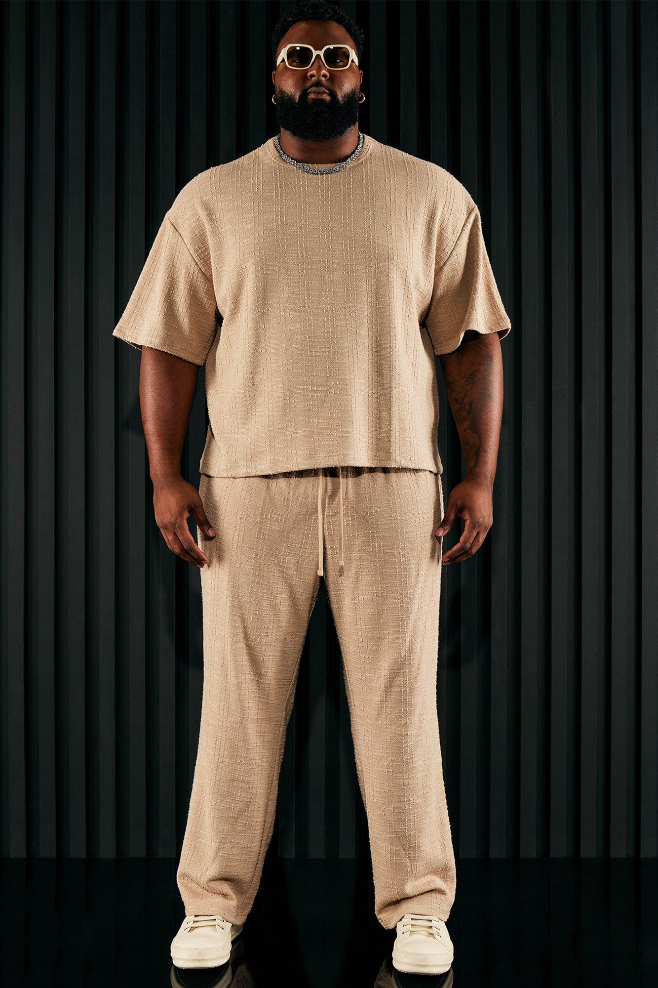 Jordan Textured Short Sleeve Tee - Tan Product Image