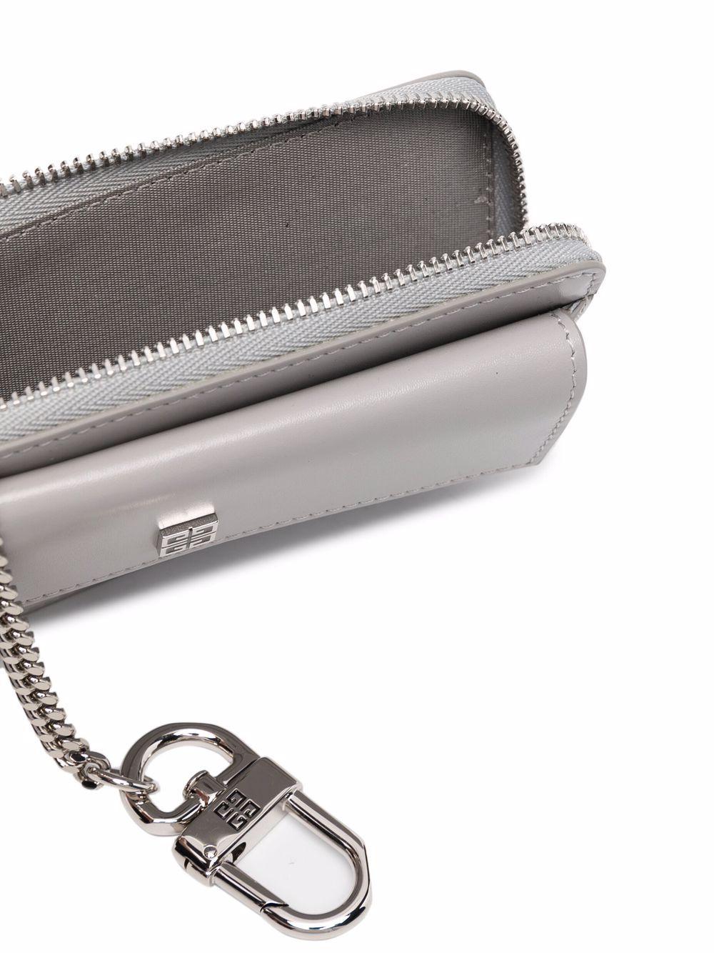 logo-plaque leather purse Product Image