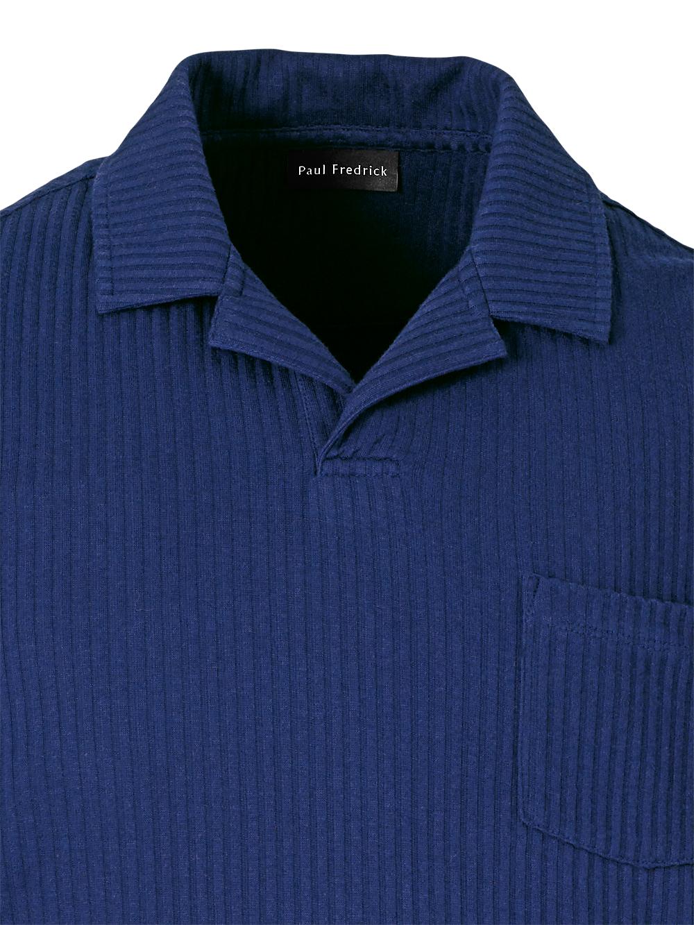 Cotton Camp Collar - Navy Product Image